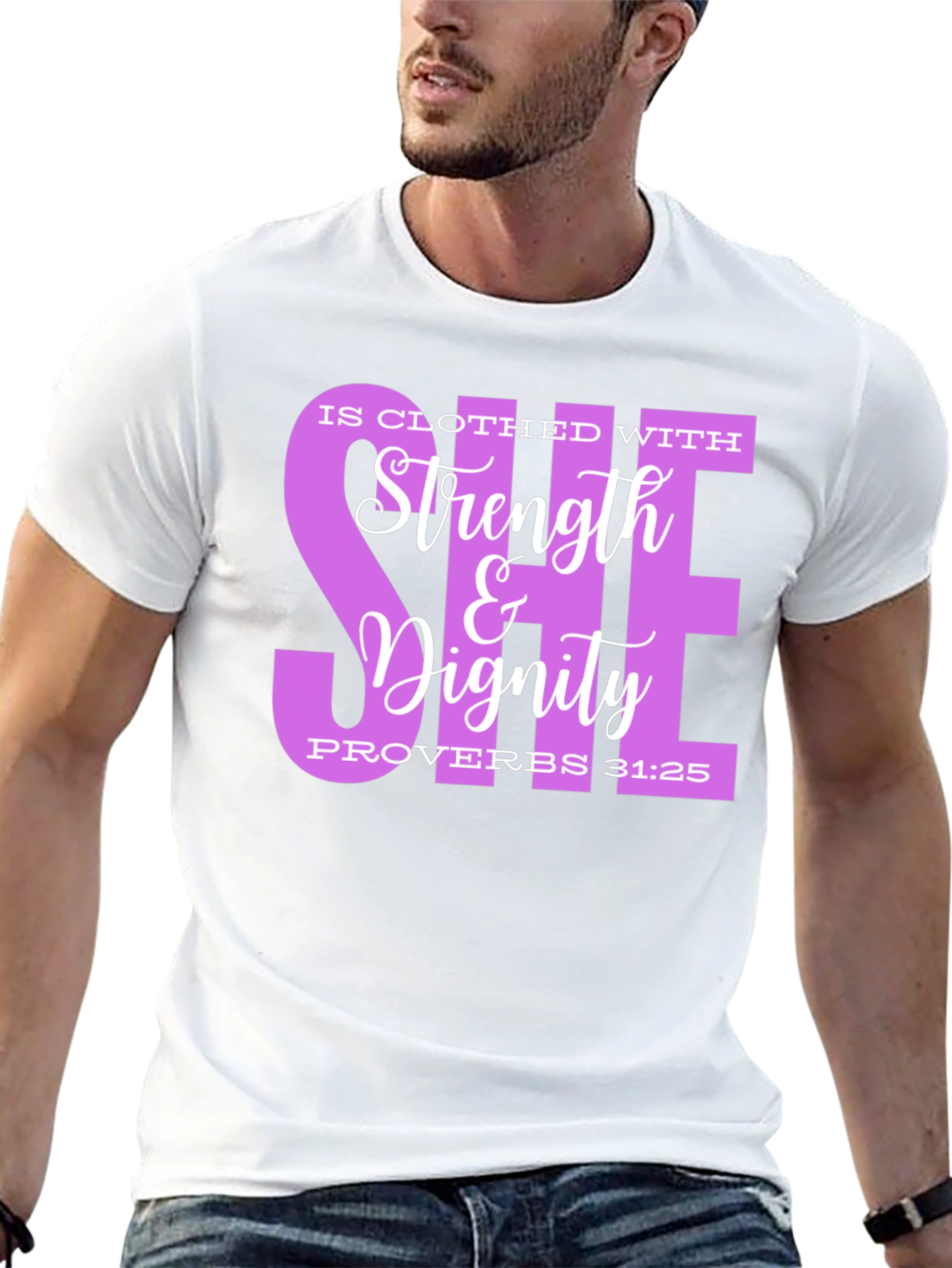 Strength & Dignity Proverbs 31:25 Graphic Tee