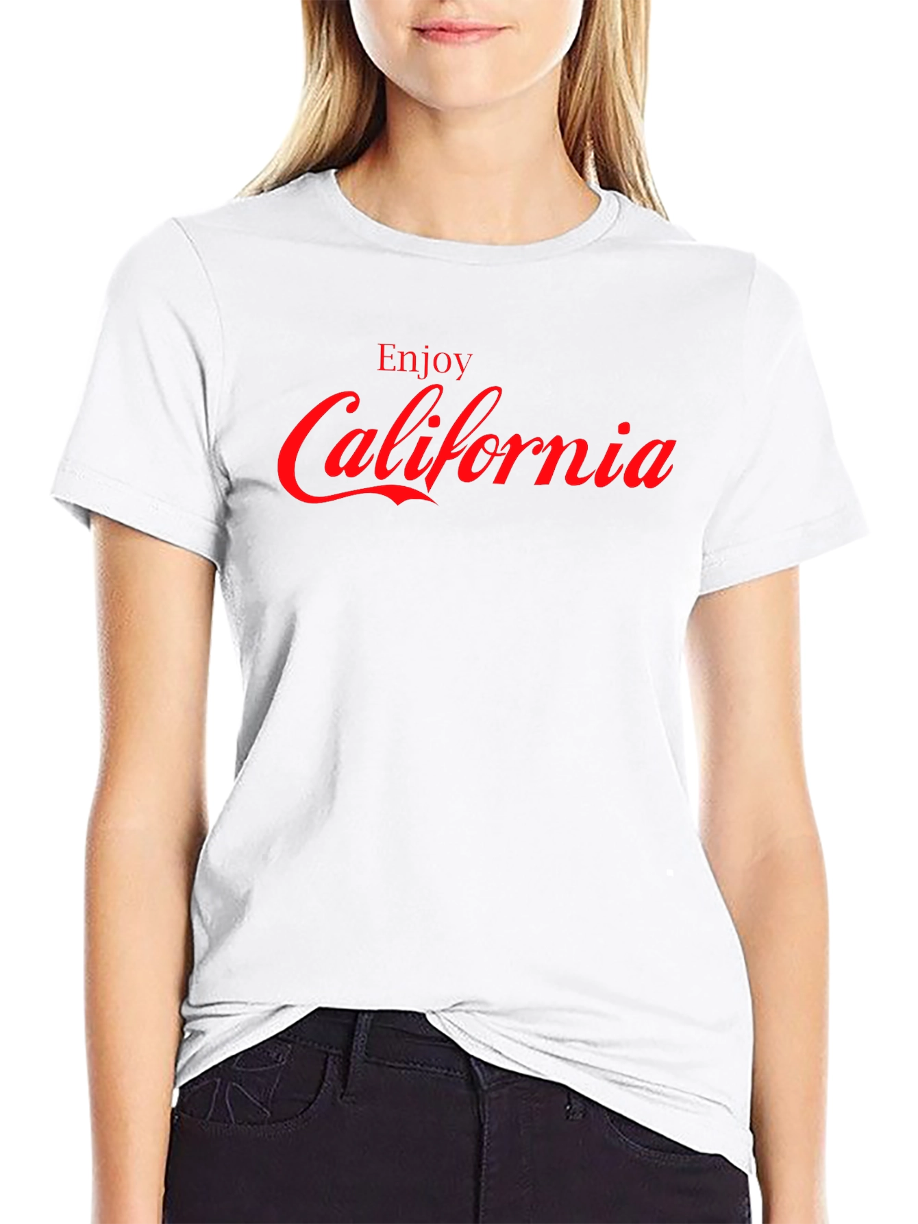 Enjoy California Graphic T-Shirt - Black
