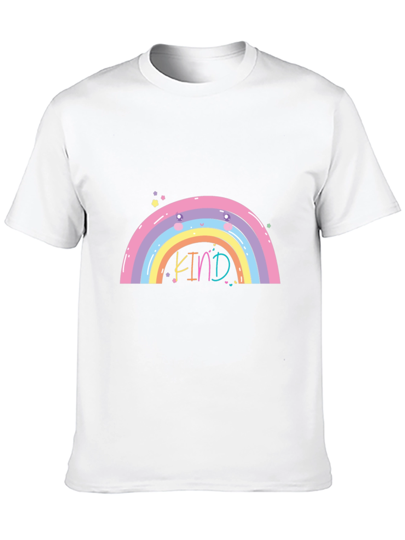 Kind Rainbow Graphic Tee - Black Casual T-Shirt