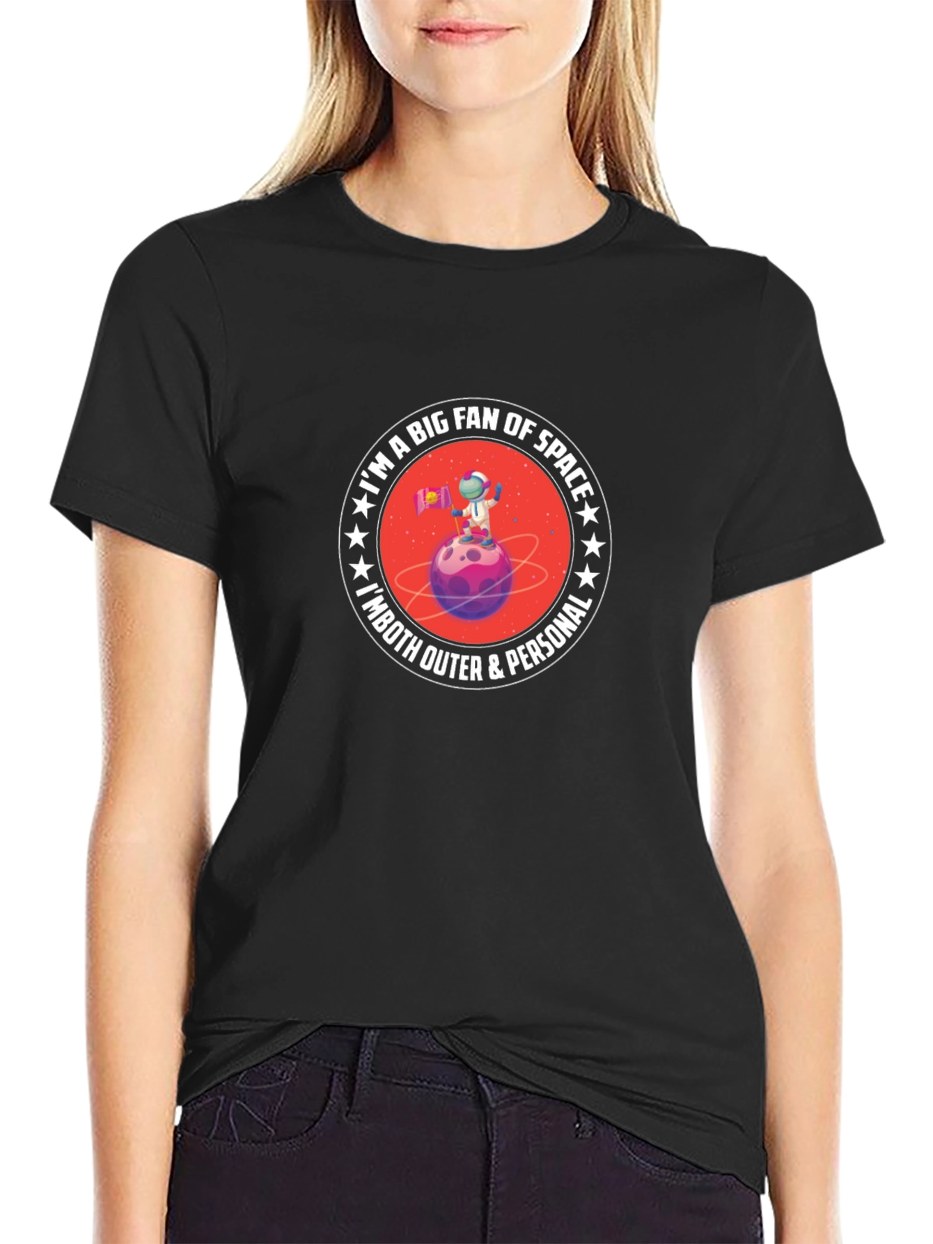 Space Fan T-Shirt: Outer & Personal Astronaut Tee