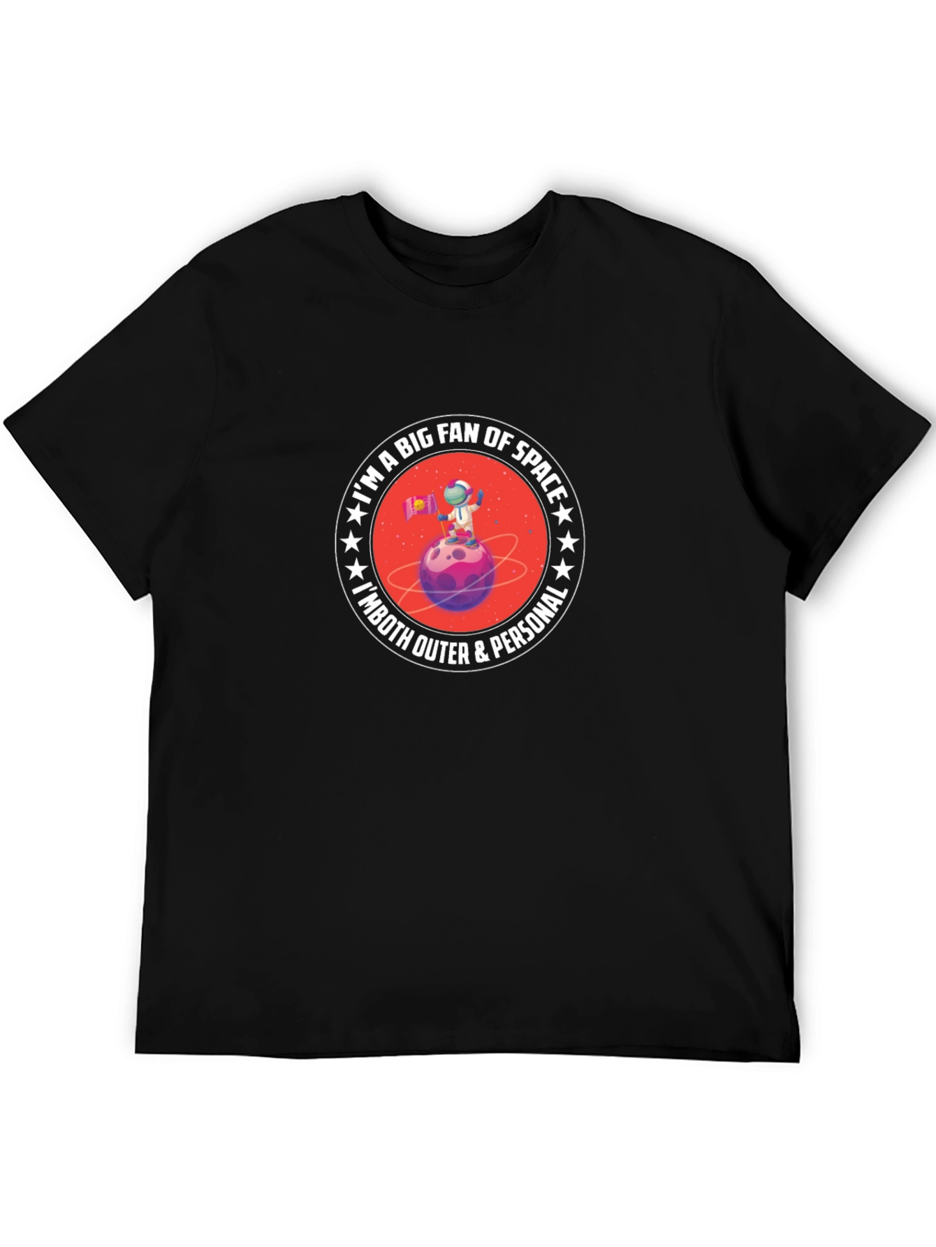 Space Fan T-Shirt: Outer & Personal Astronaut Tee
