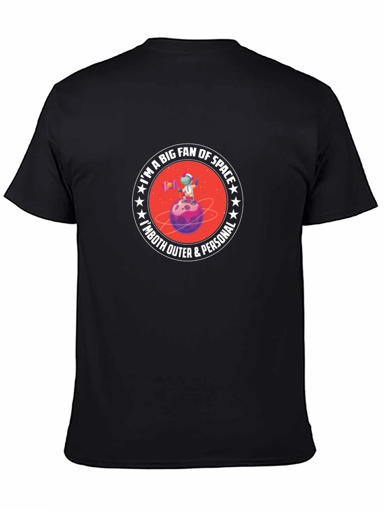 Space Fan T-Shirt: Outer & Personal Astronaut Tee