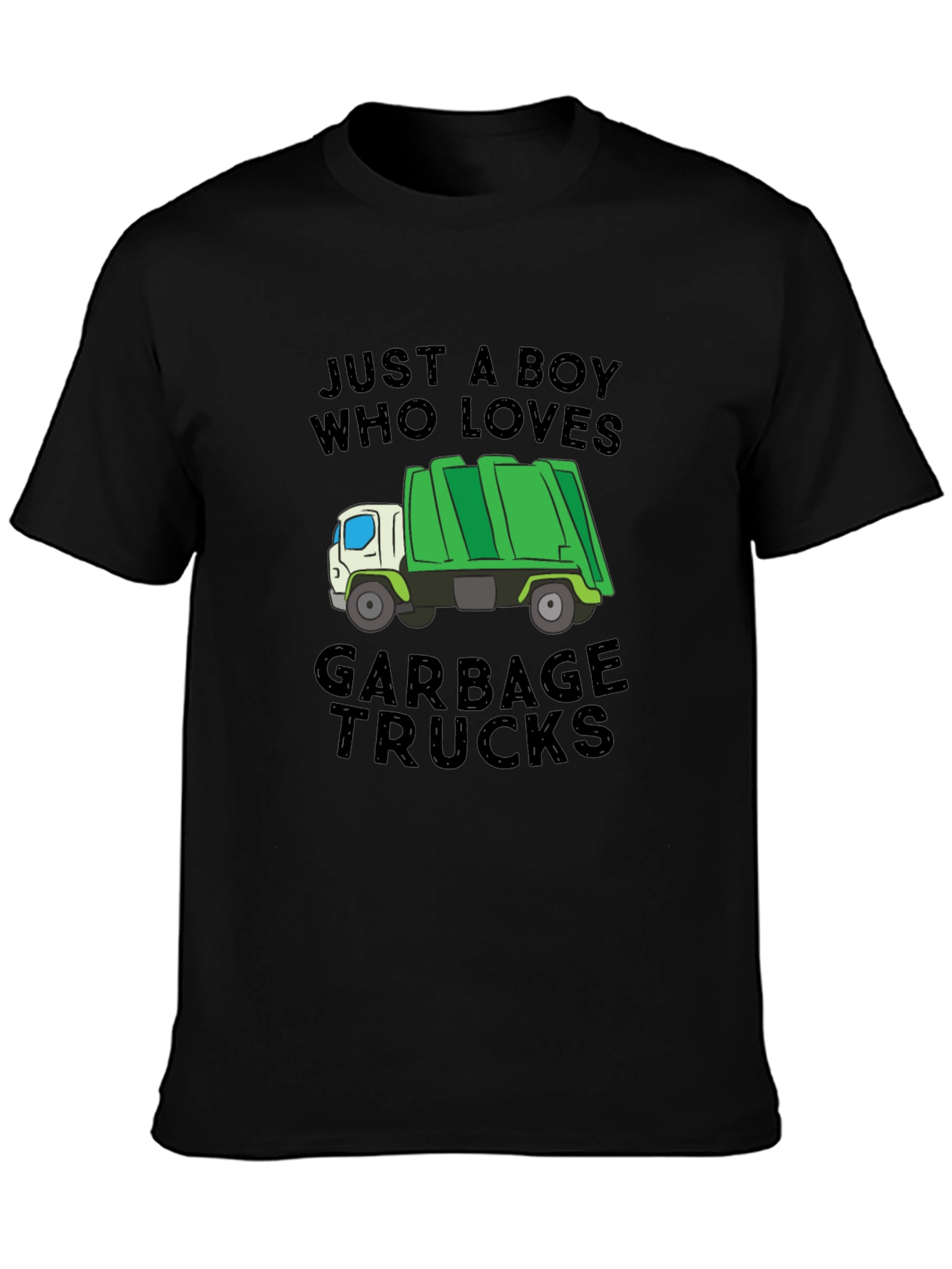 Boy Who Loves Garbage Trucks T-Shirt