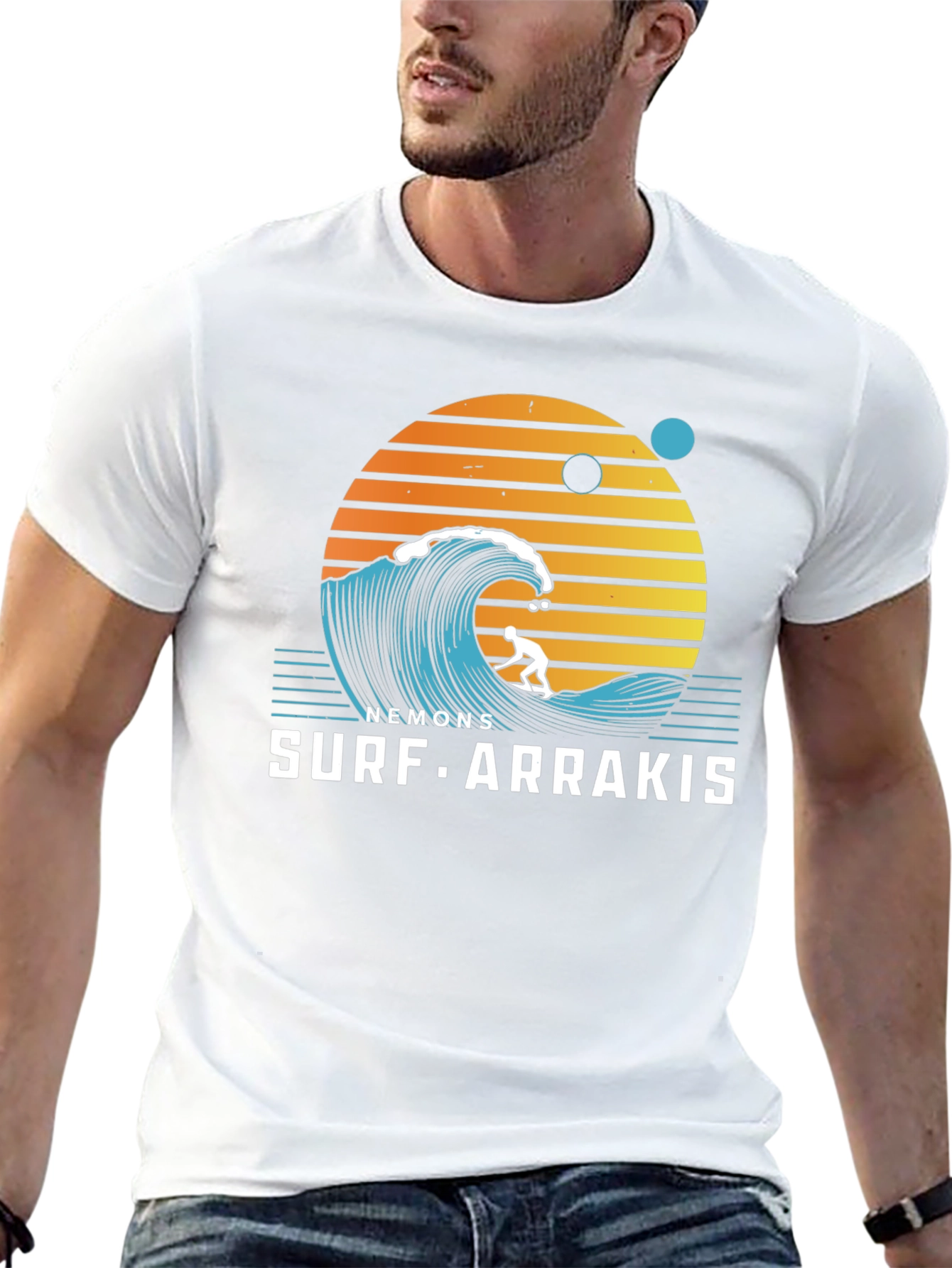 Surf Arrakis T-Shirt - Sand Dune Surfing Tee