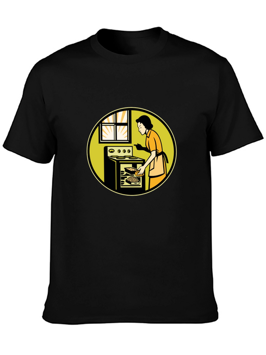 Retro Housewife Oven T-Shirt