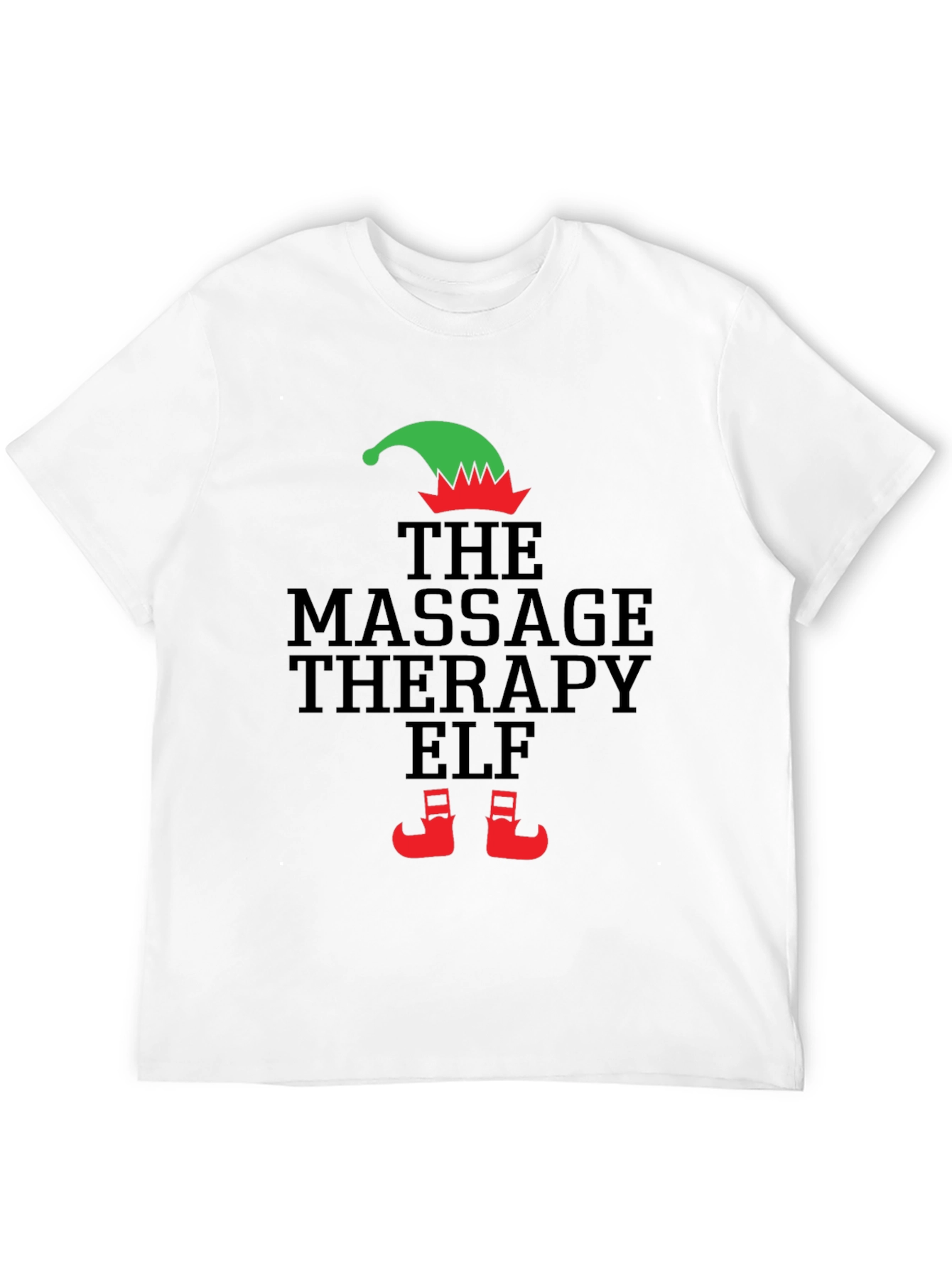 Massage Therapy Elf Christmas T-Shirt