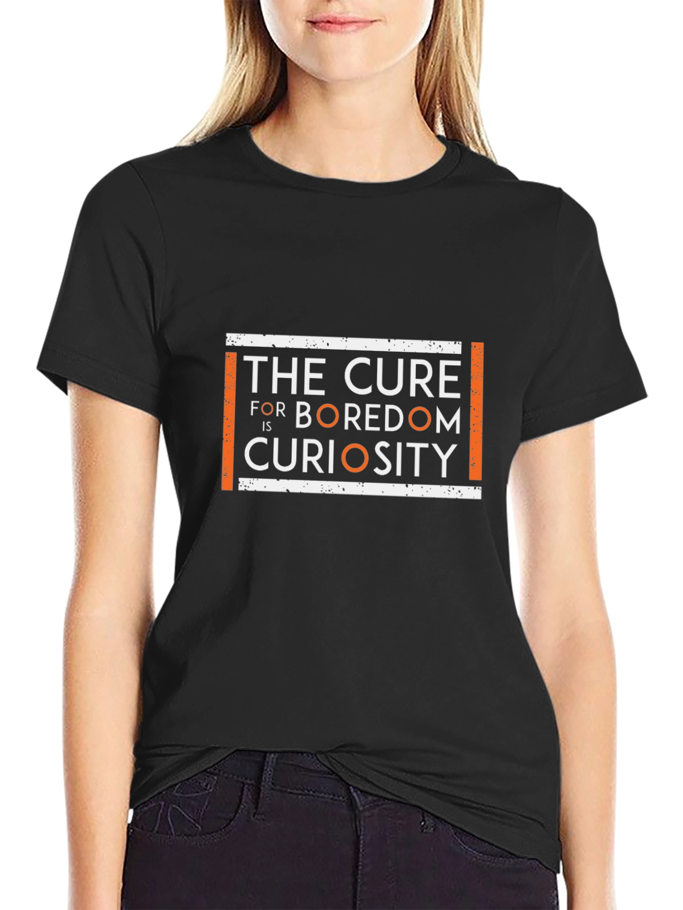 Cure for Boredom Curiosity Graphic T-Shirt