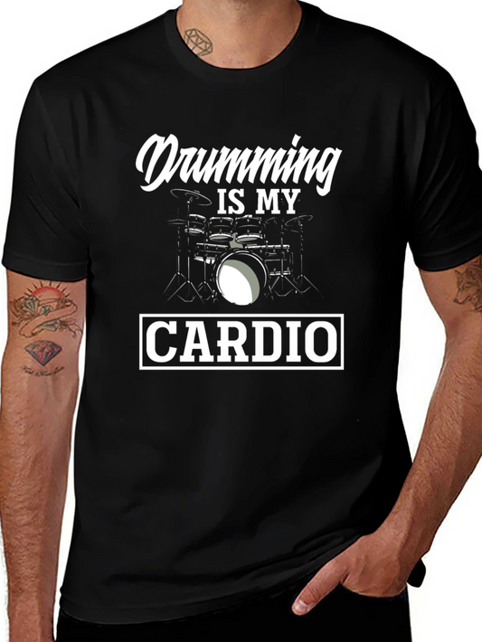 Drumming is My Cardio Graphic T-Shirt