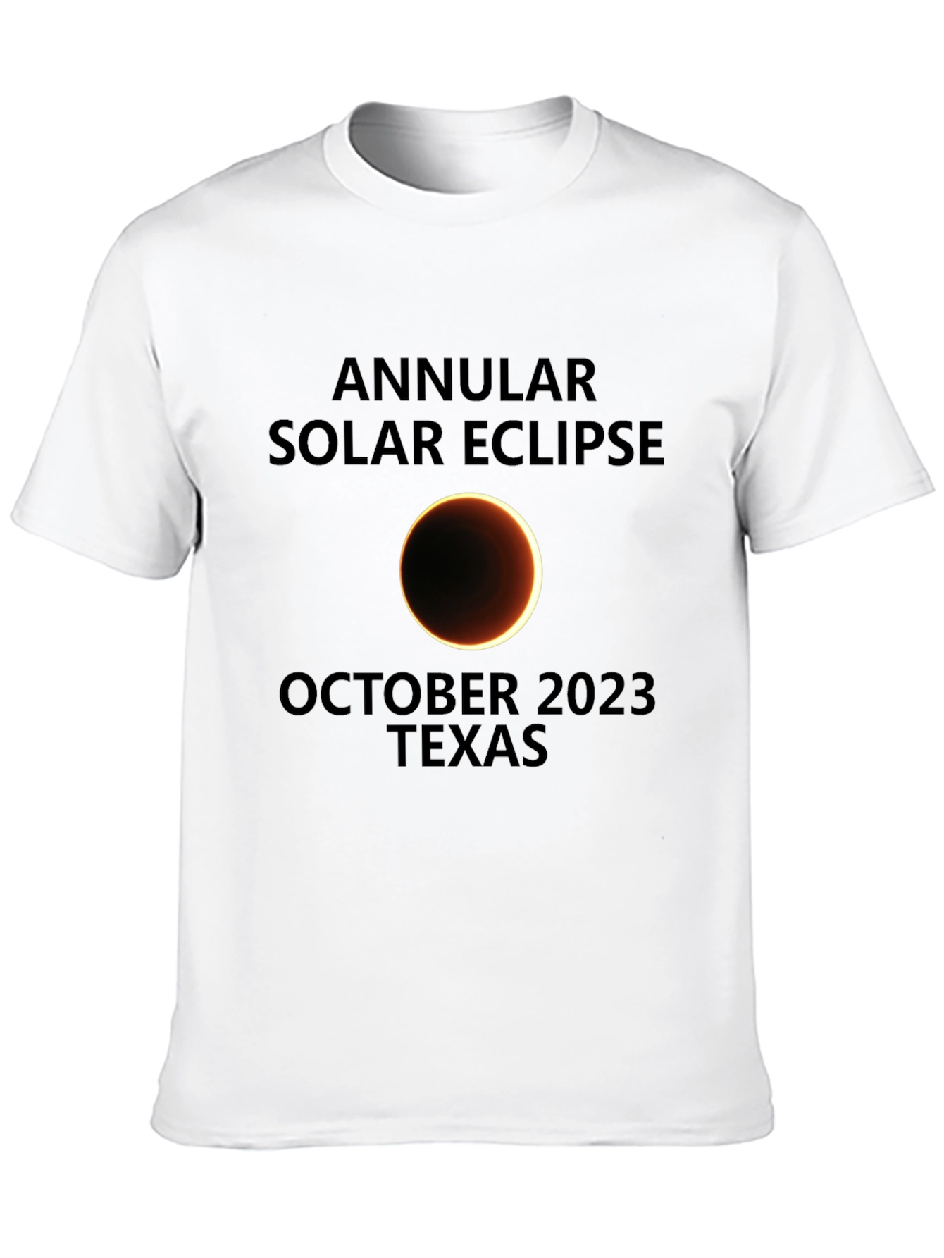 Annular Solar Eclipse October 2023 Texas T-Shirt