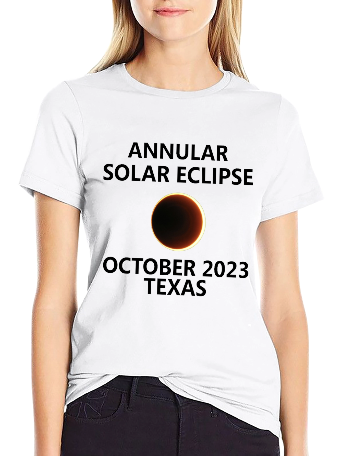 Annular Solar Eclipse October 2023 Texas T-Shirt