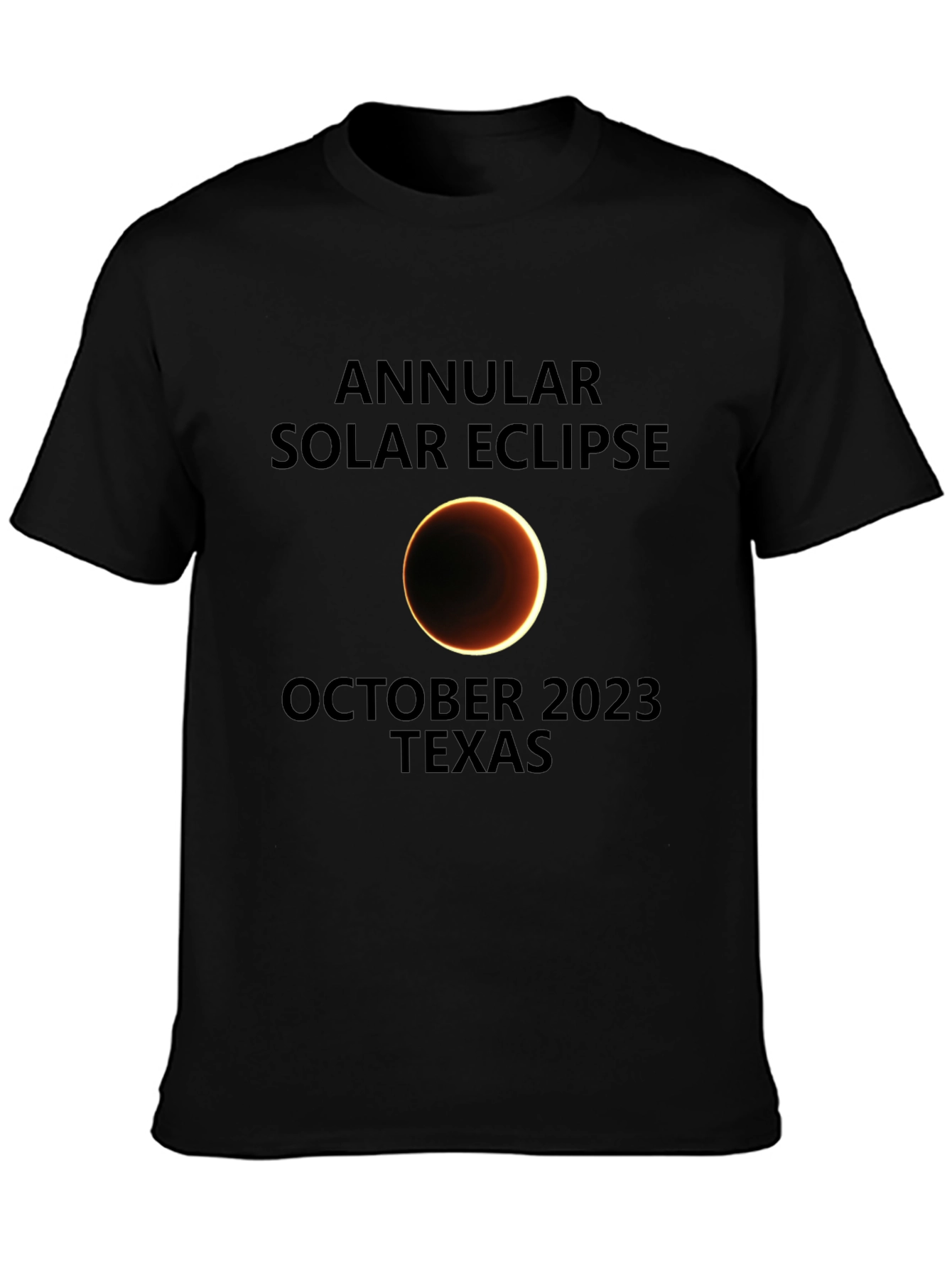 Annular Solar Eclipse October 2023 Texas T-Shirt