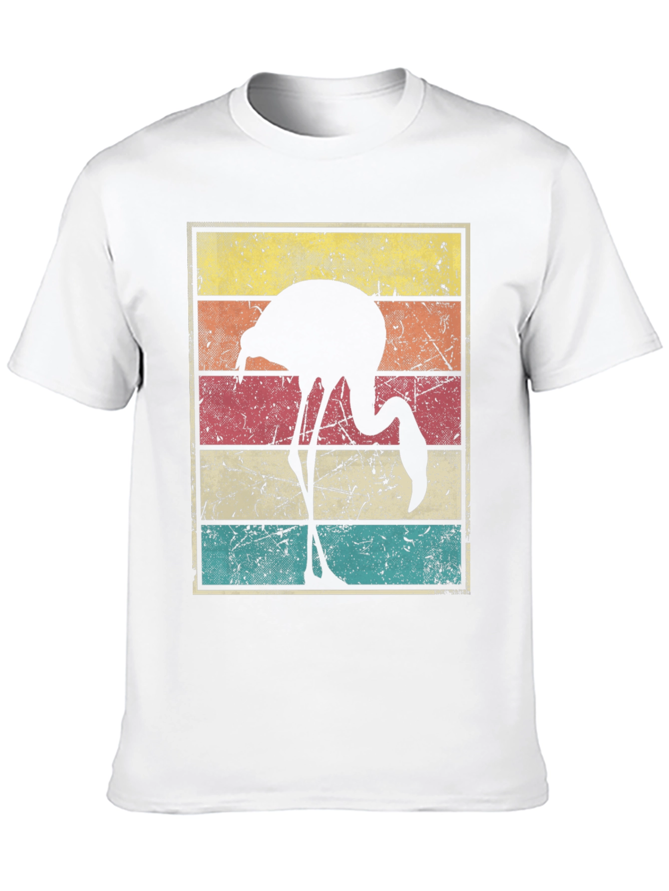 Retro Flamingo Graphic T-Shirt