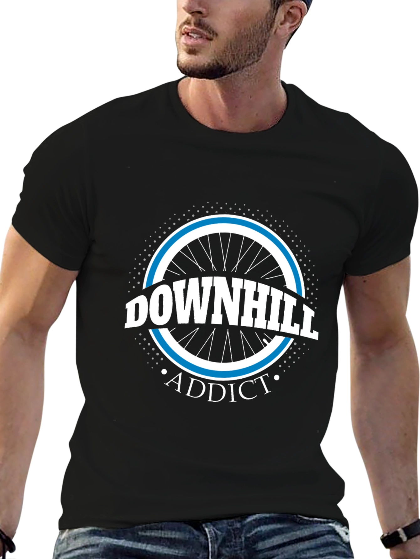Downhill Addict Graphic Tee - Mountain Biking T-Shirt