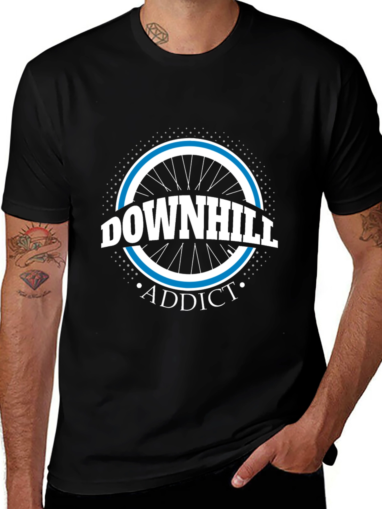 Downhill Addict Graphic Tee - Mountain Biking T-Shirt