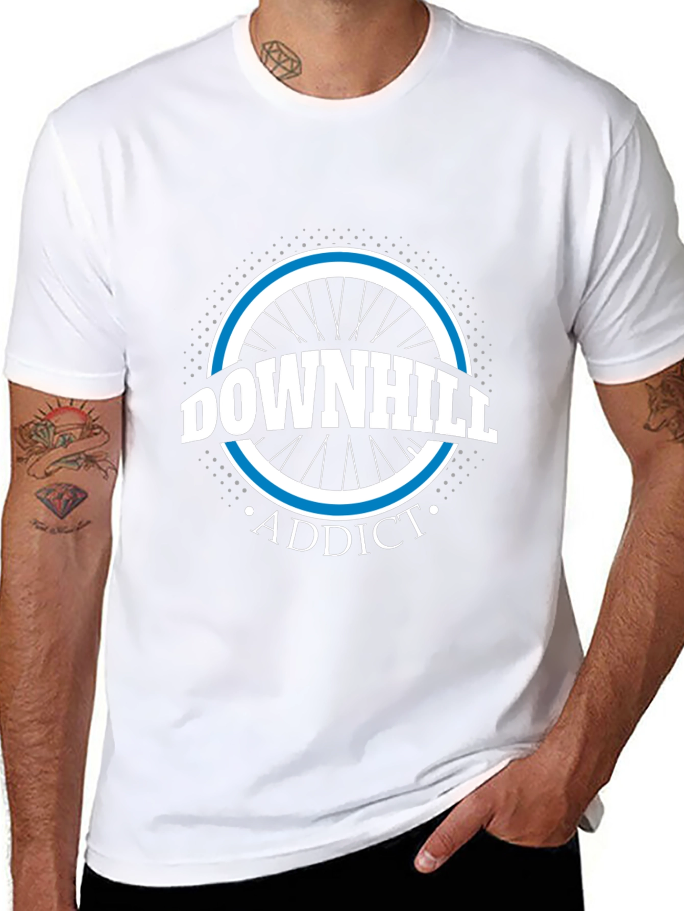 Downhill Addict Graphic Tee - Mountain Biking T-Shirt