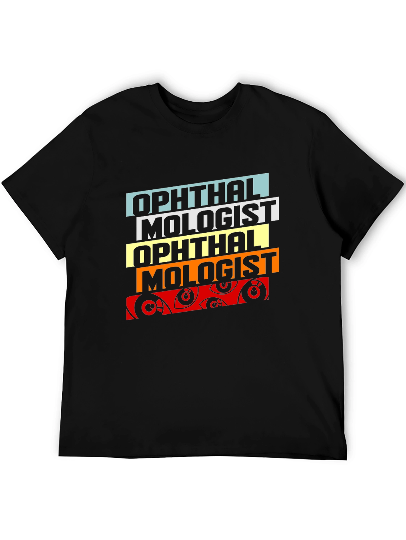 Ophthalmologist Eye Chart T-Shirt - Stylish Optometry Tee