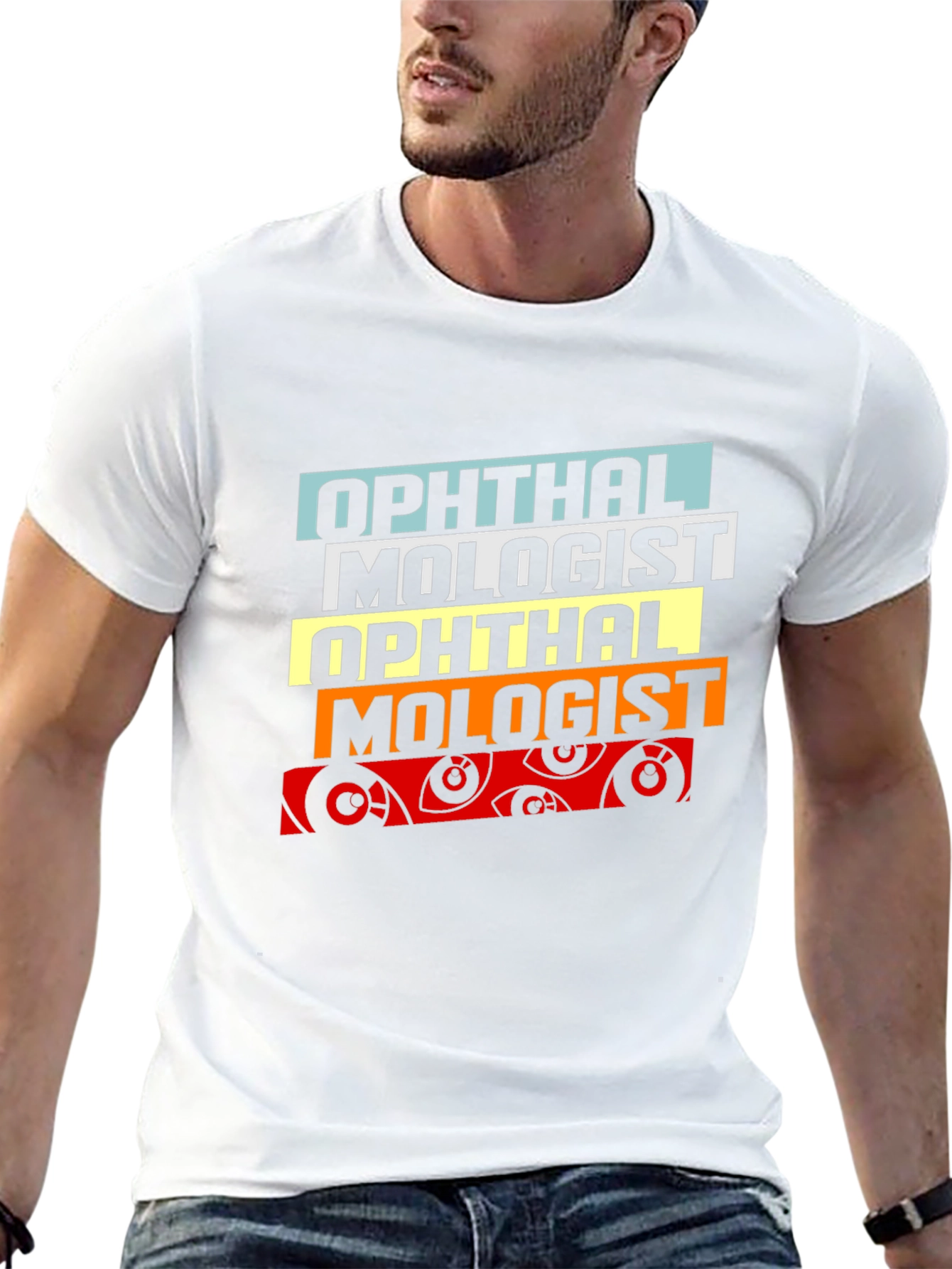 Ophthalmologist Eye Chart T-Shirt - Stylish Optometry Tee