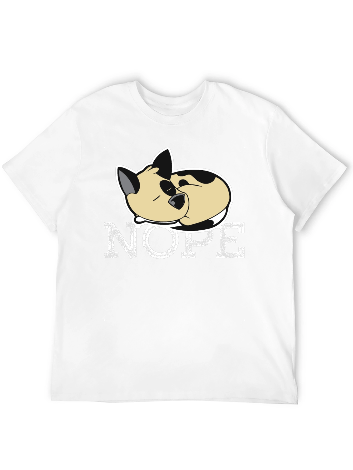 Nope Cat T-Shirt - Funny Lazy Cat Tee