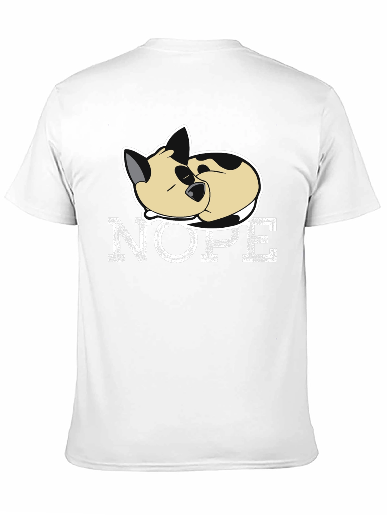 Nope Cat T-Shirt - Funny Lazy Cat Tee