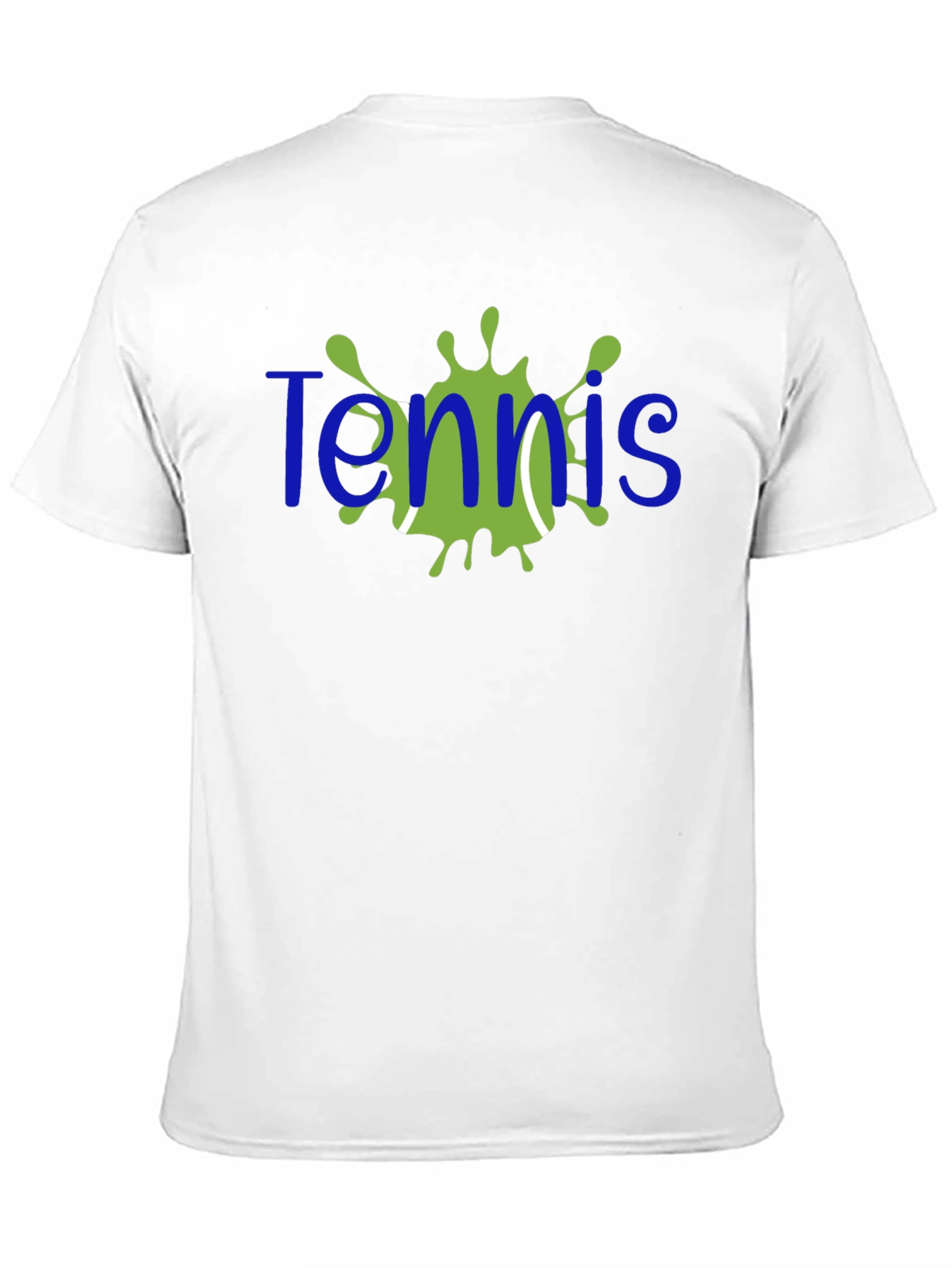 Tennis Splash T-Shirt - Sporty Graphic Tee