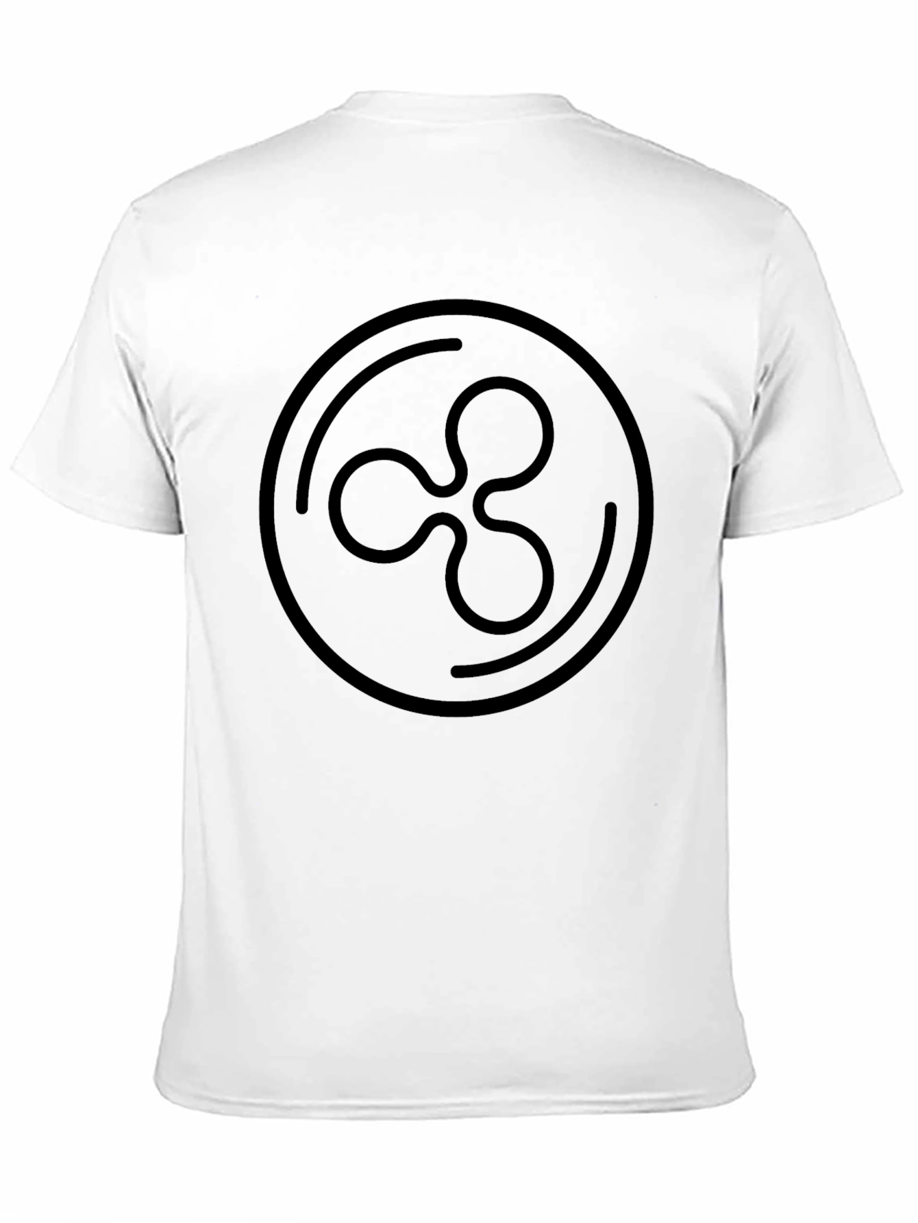 Ripple Crypto T-Shirt - Black Cryptocurrency Tee