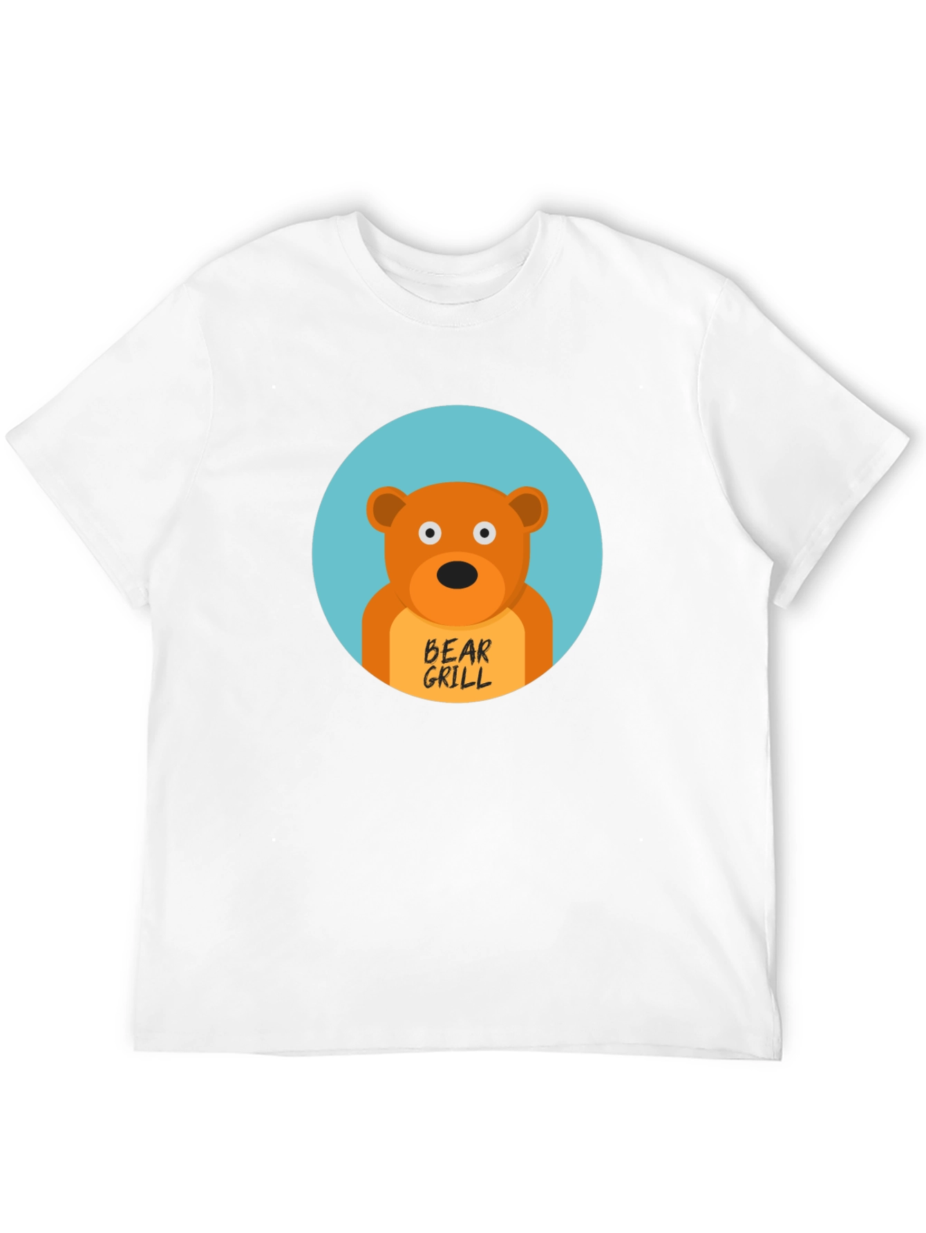 Bear Grill Funny Graphic T-Shirt