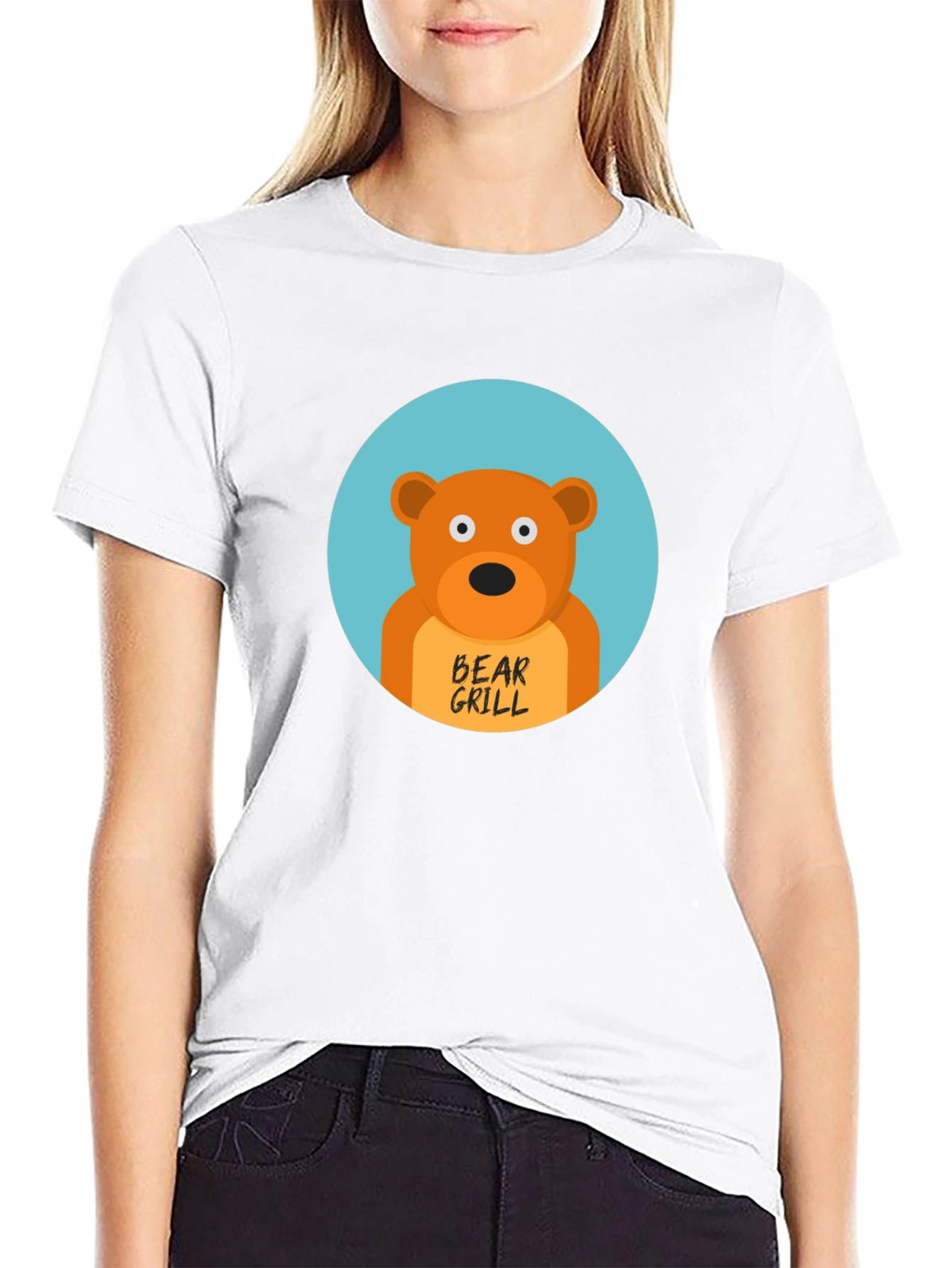 Bear Grill Funny Graphic T-Shirt