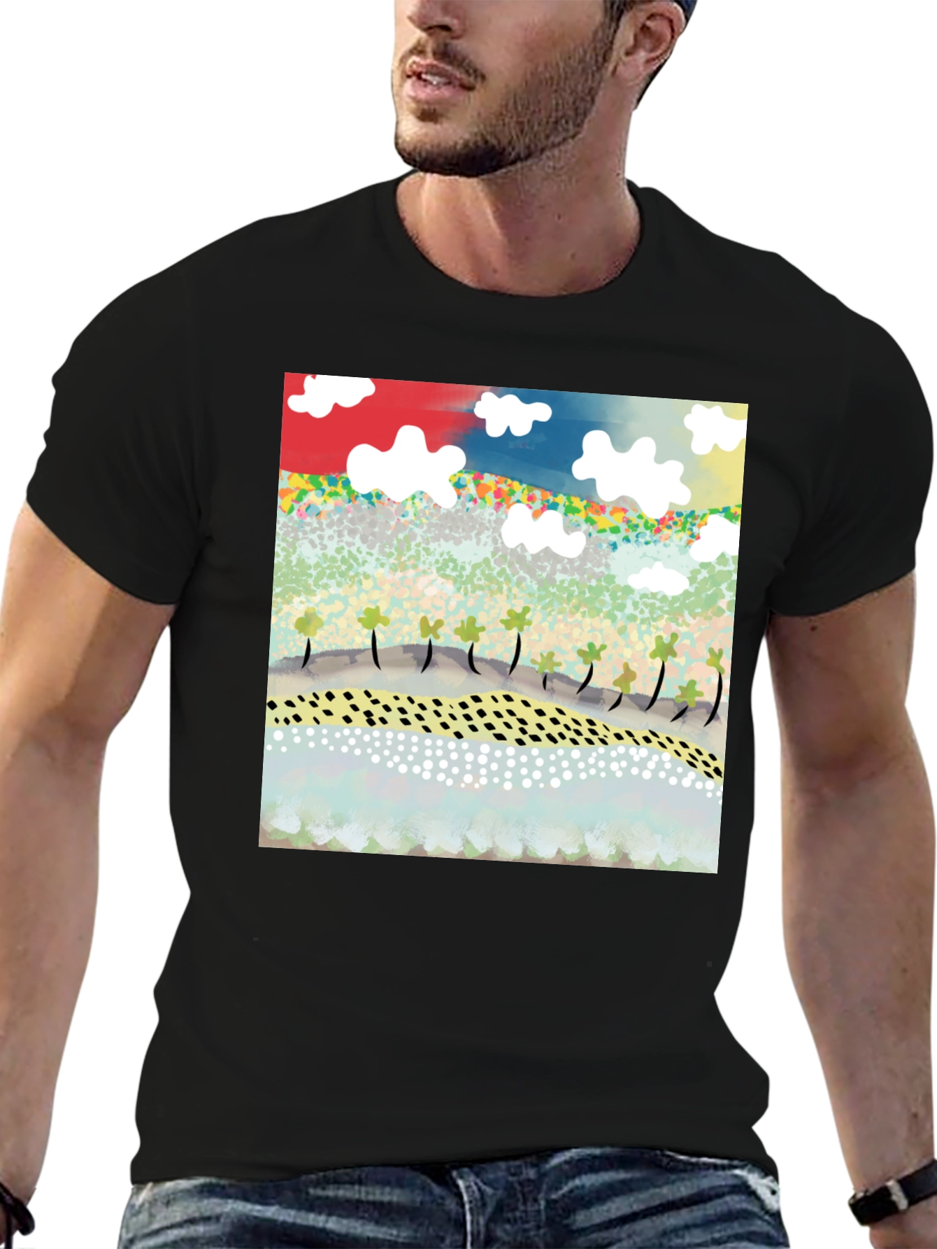 Abstract Landscape Tee