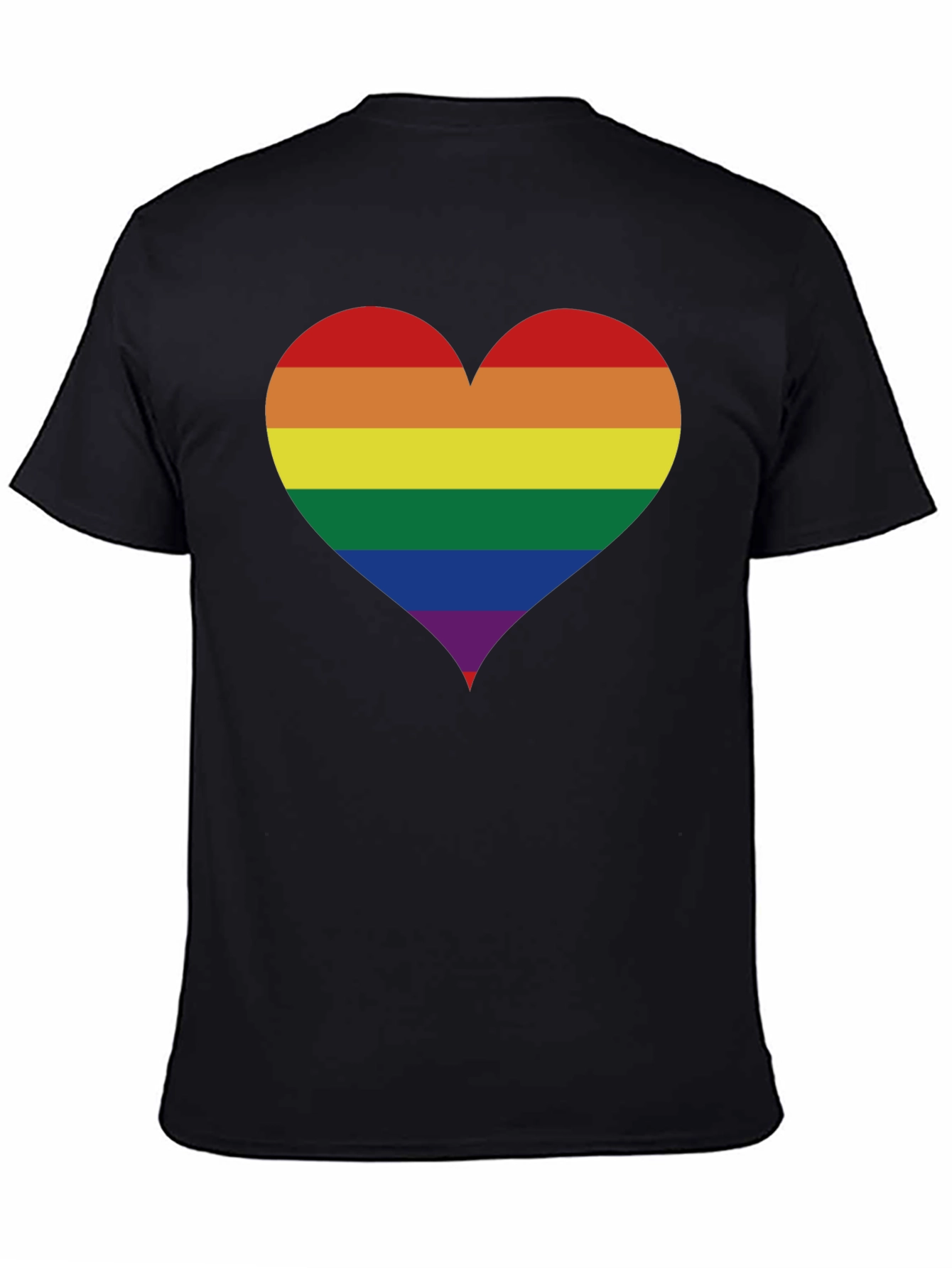 Rainbow Heart Pride T-Shirt - Soft Cotton Blend