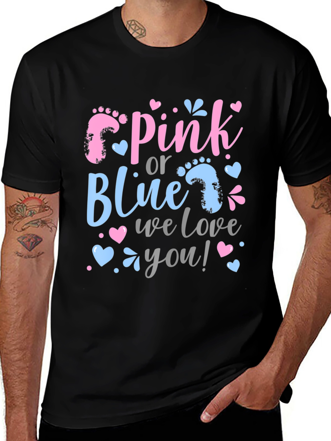 Pink or Blue Gender Reveal T-Shirt
