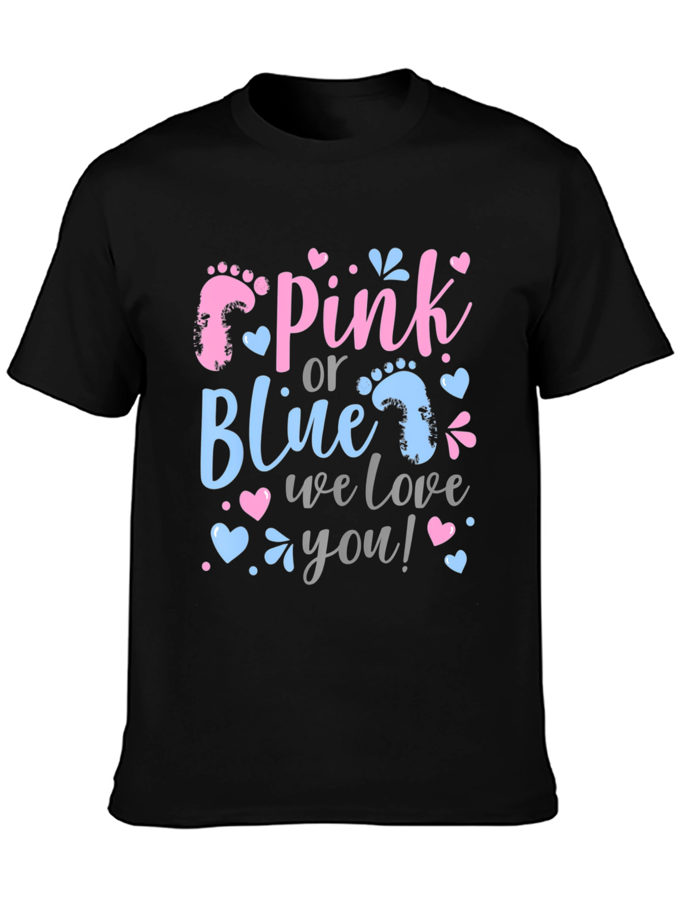 Pink or Blue Gender Reveal T-Shirt