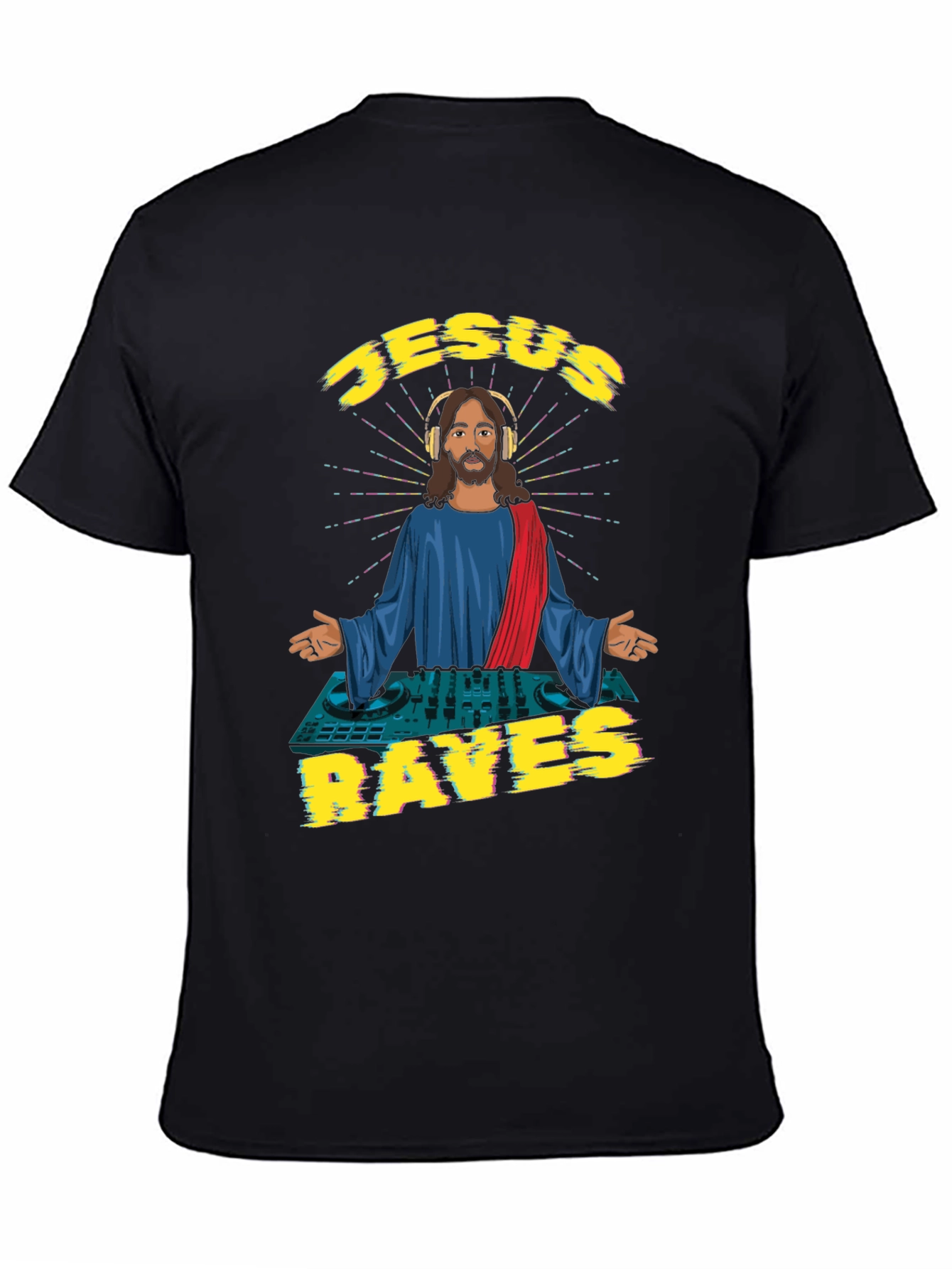 Jesus Raves Graphic T-Shirt