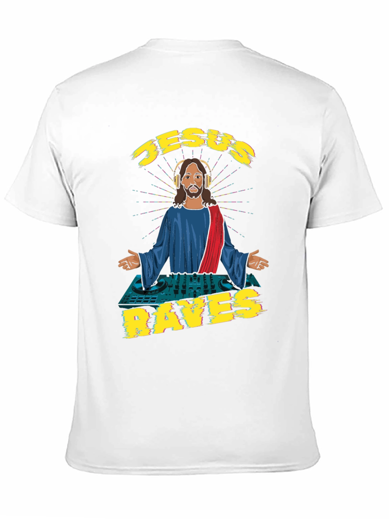 Jesus Raves Graphic T-Shirt