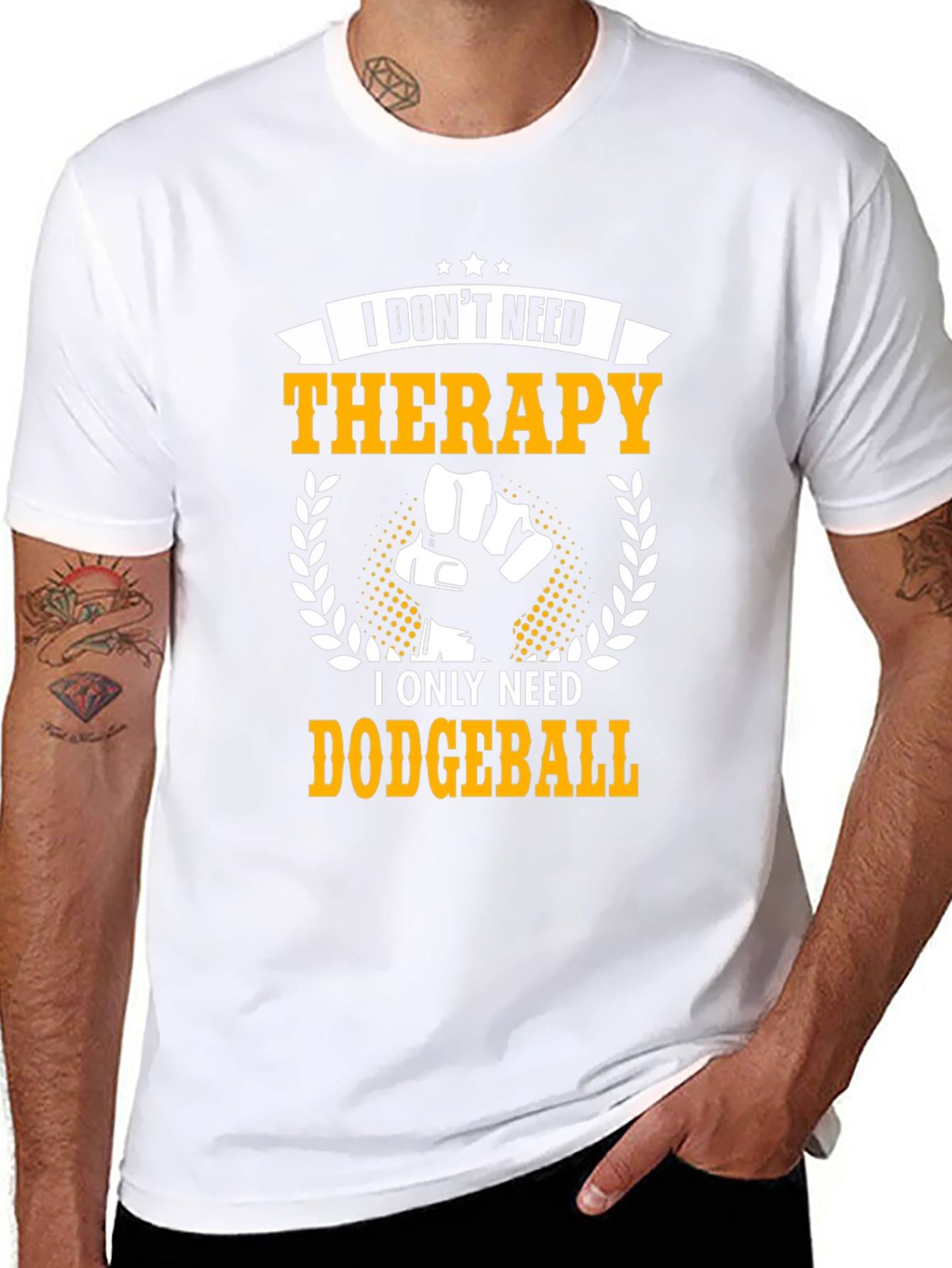 Dodgeball Therapy T-Shirt - Funny Sport Tee