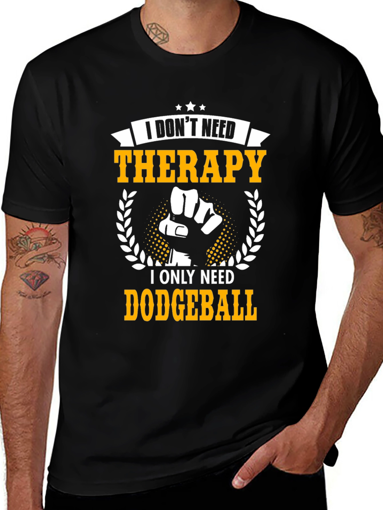 Dodgeball Therapy T-Shirt - Funny Sport Tee