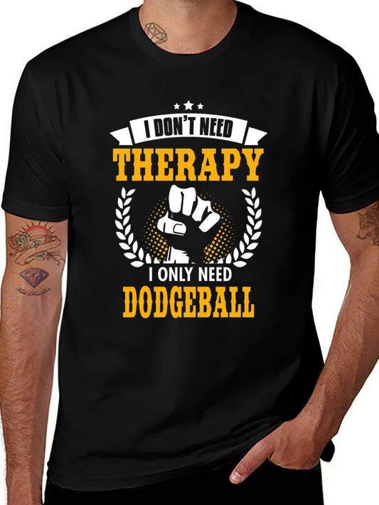 Dodgeball Therapy T-Shirt - Funny Sport Tee