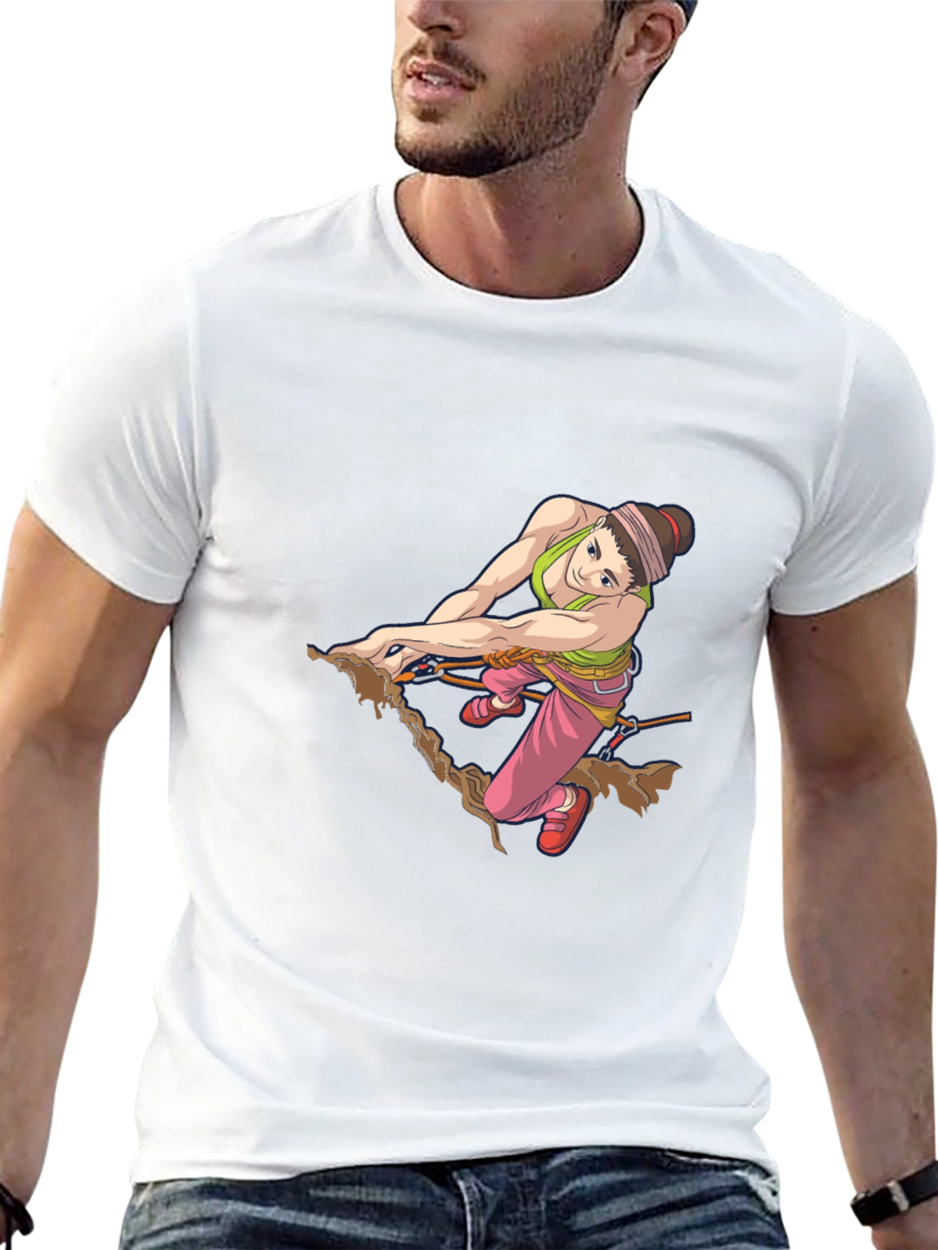 Rock Climbing Girl Graphic Tee