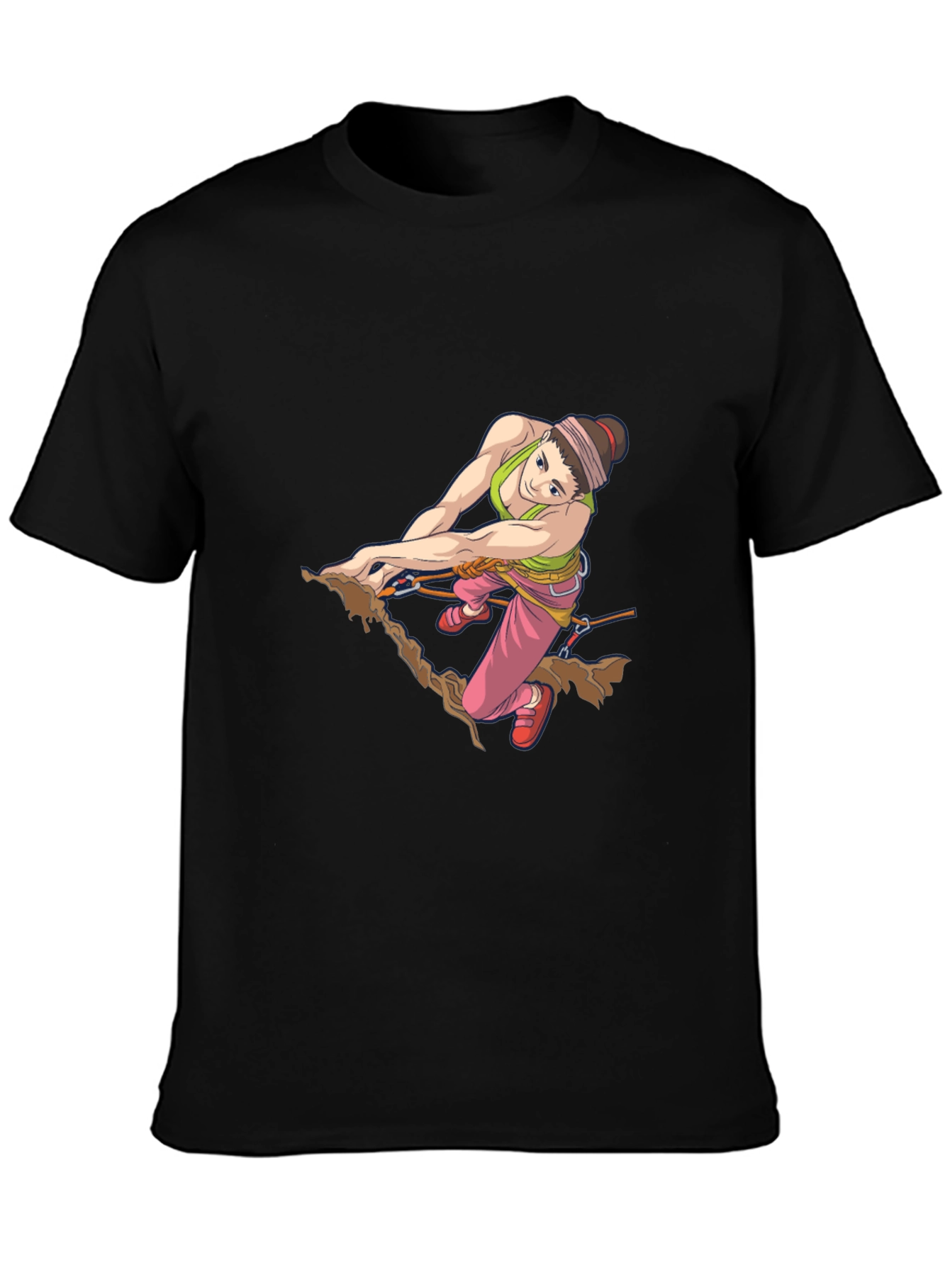 Rock Climbing Girl Graphic Tee