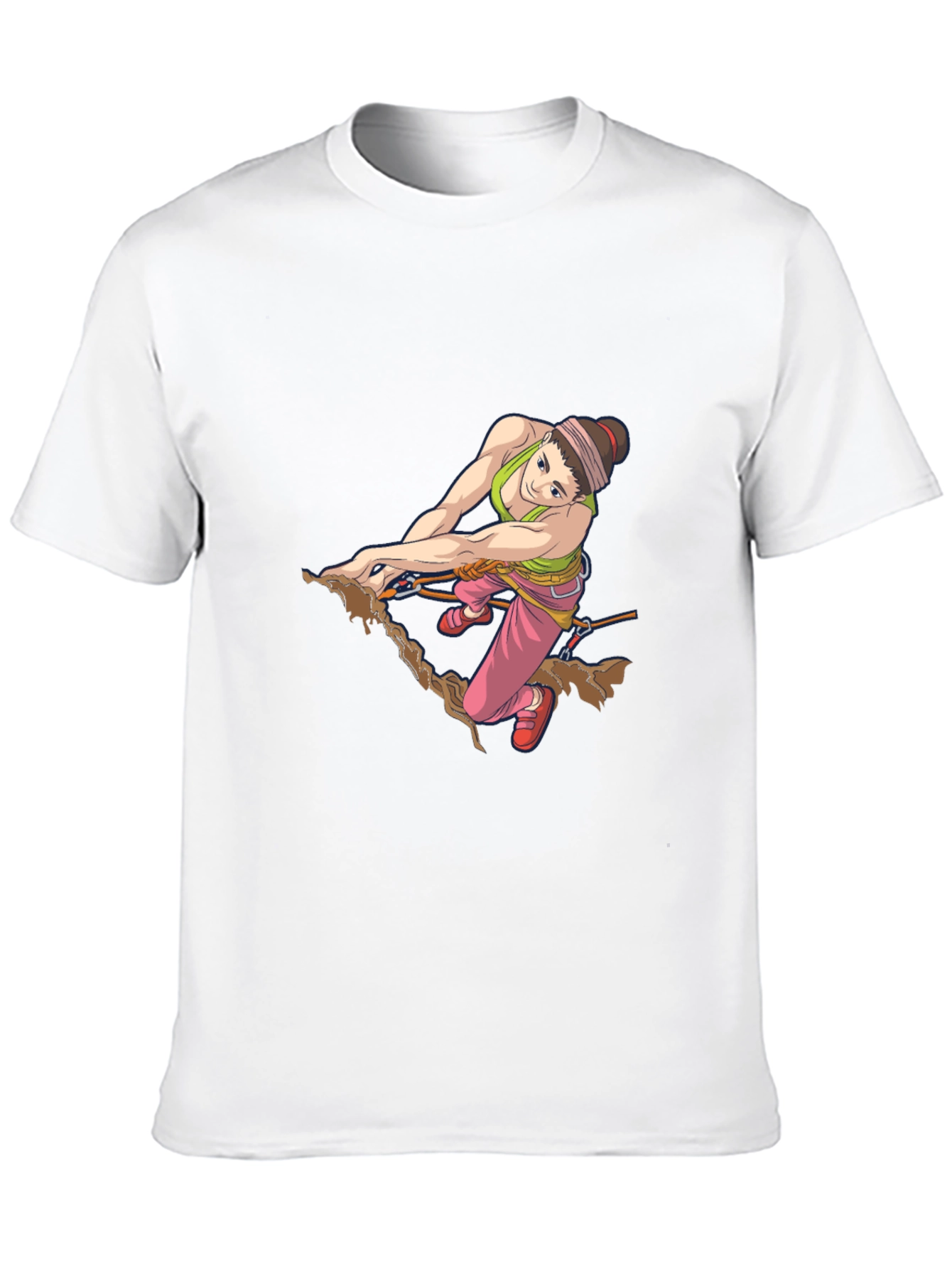 Rock Climbing Girl Graphic Tee