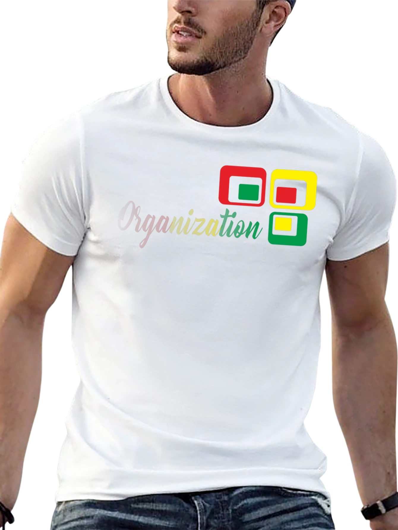 Organization Graphic Black T-Shirt