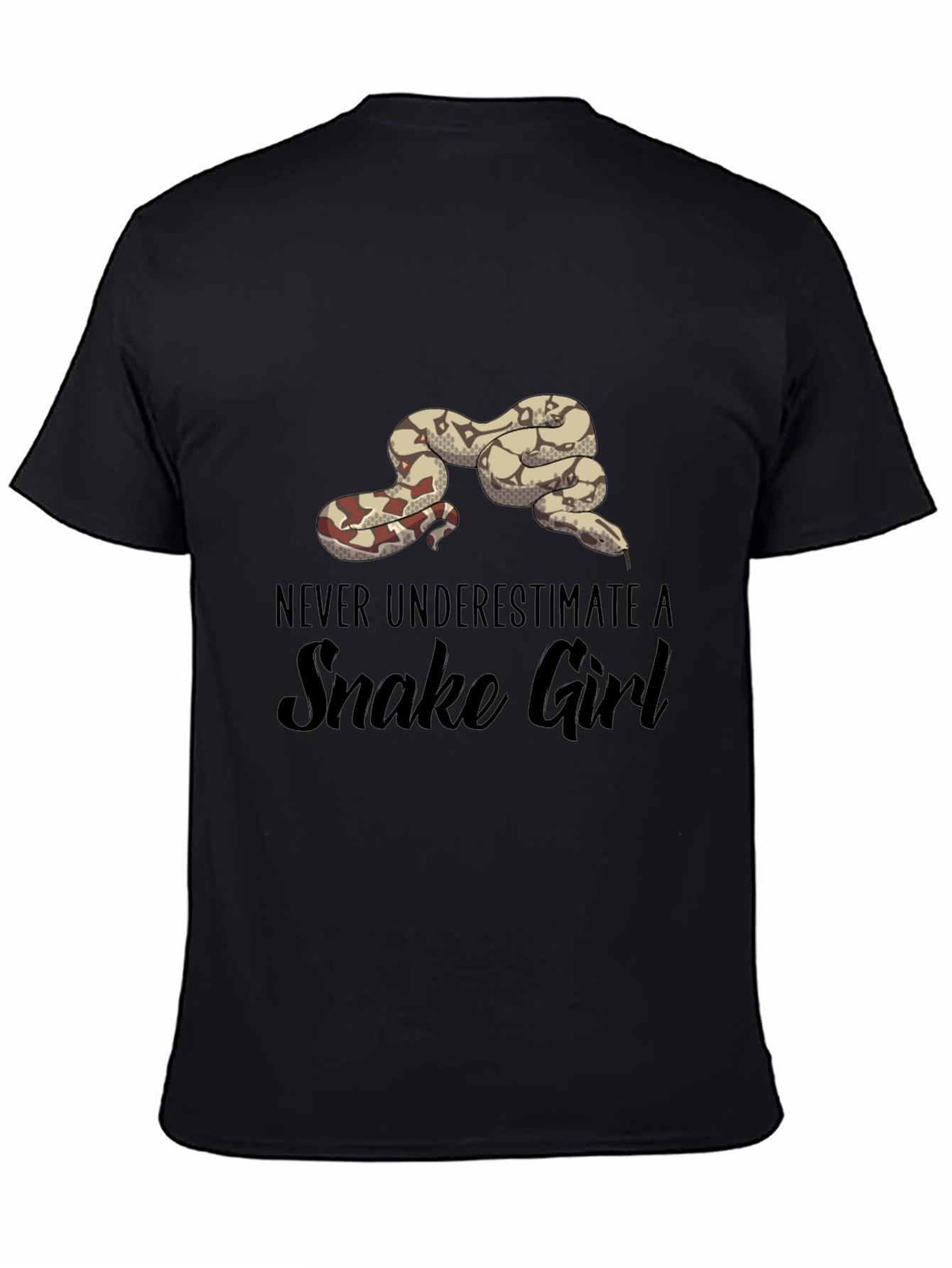 Never Underestimate A Snake Girl T-Shirt