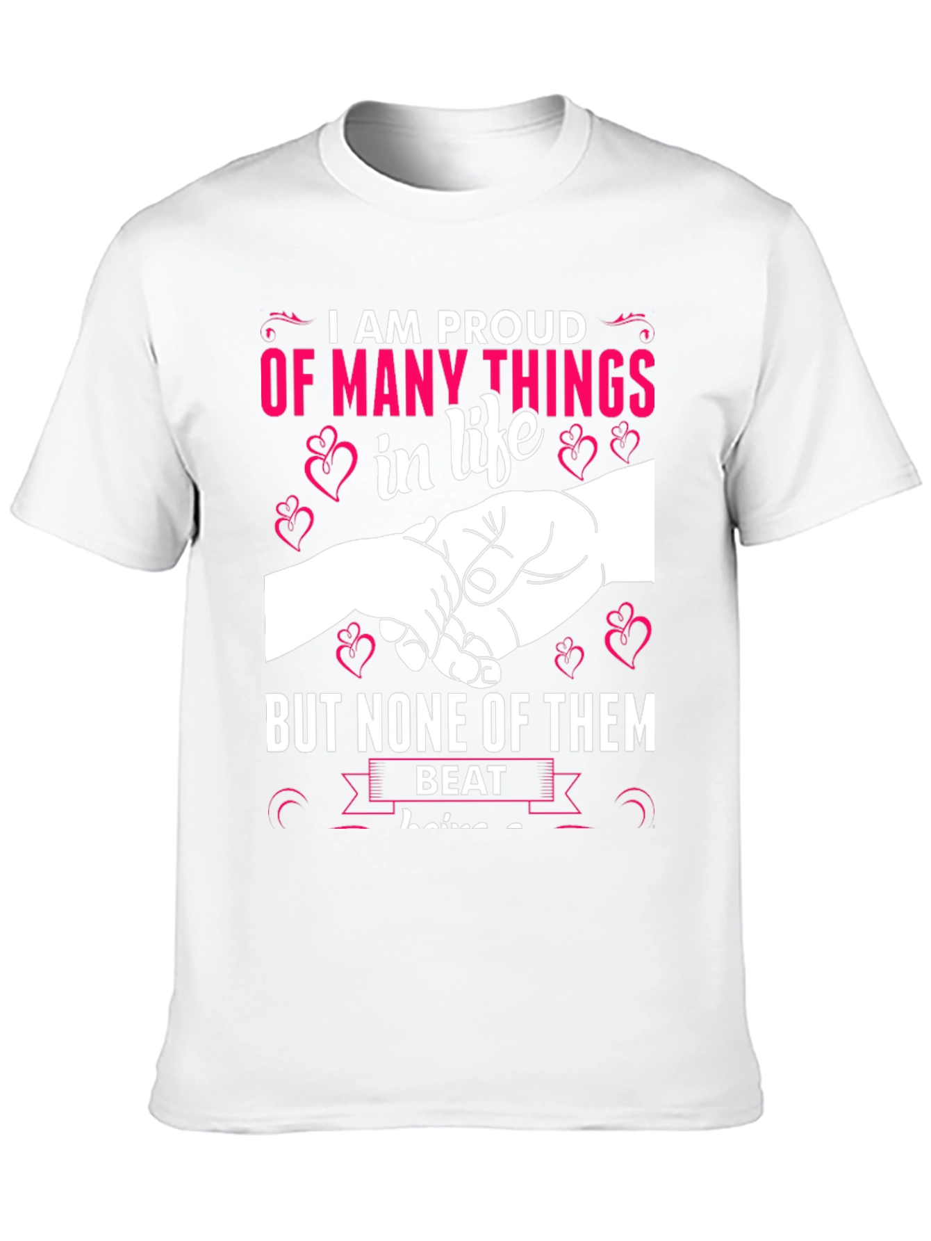 Proud Father T-Shirt - Daddys Little Helper