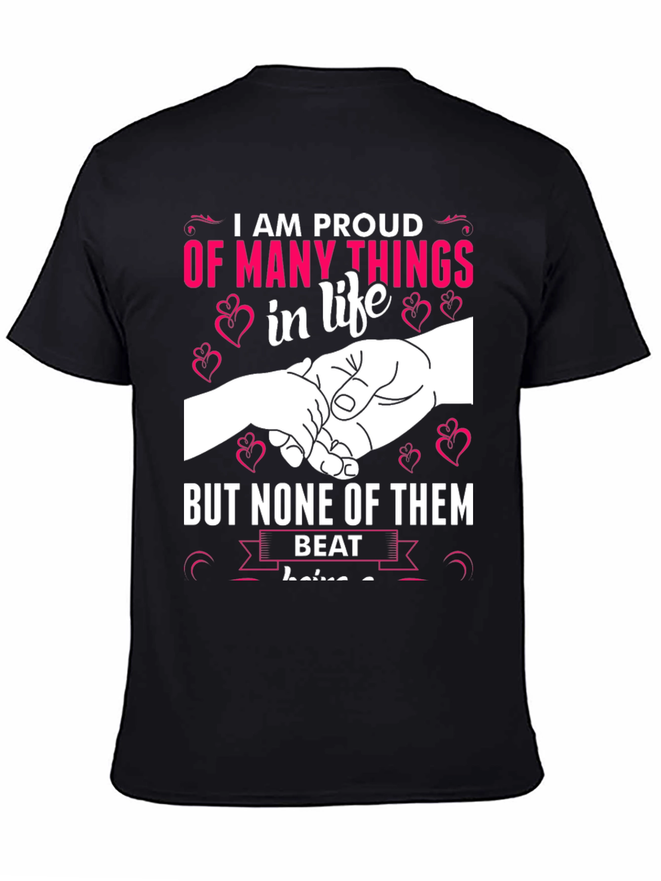 Proud Father T-Shirt - Daddys Little Helper