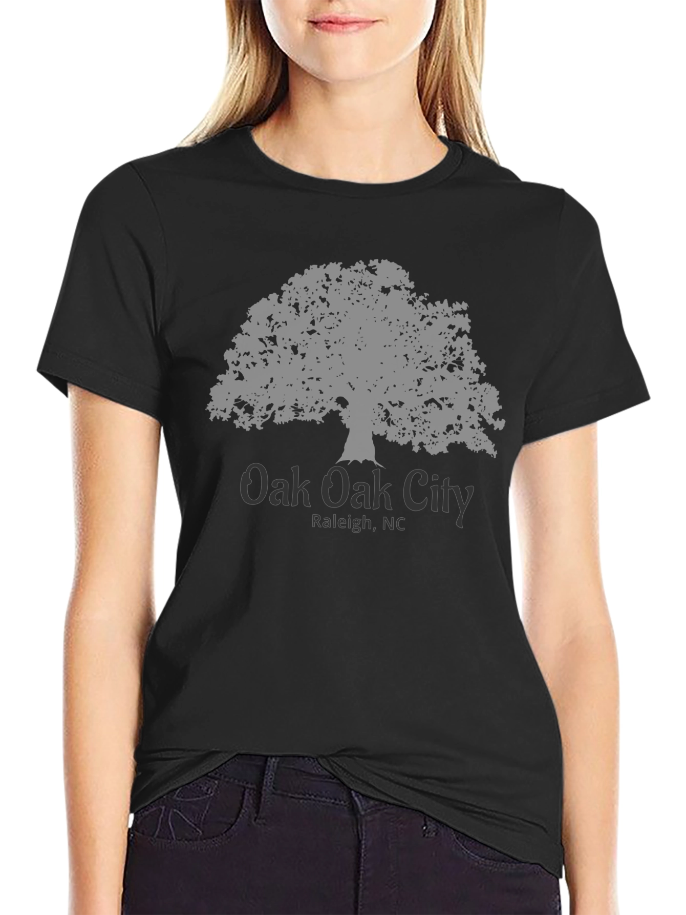 Oak City Raleigh NC T-Shirt - Mens Graphic Tee