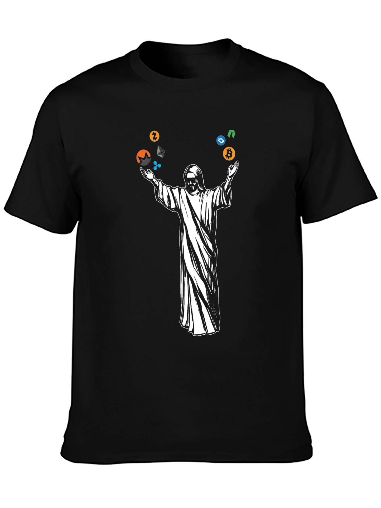 Crypto Jesus Black T-Shirt