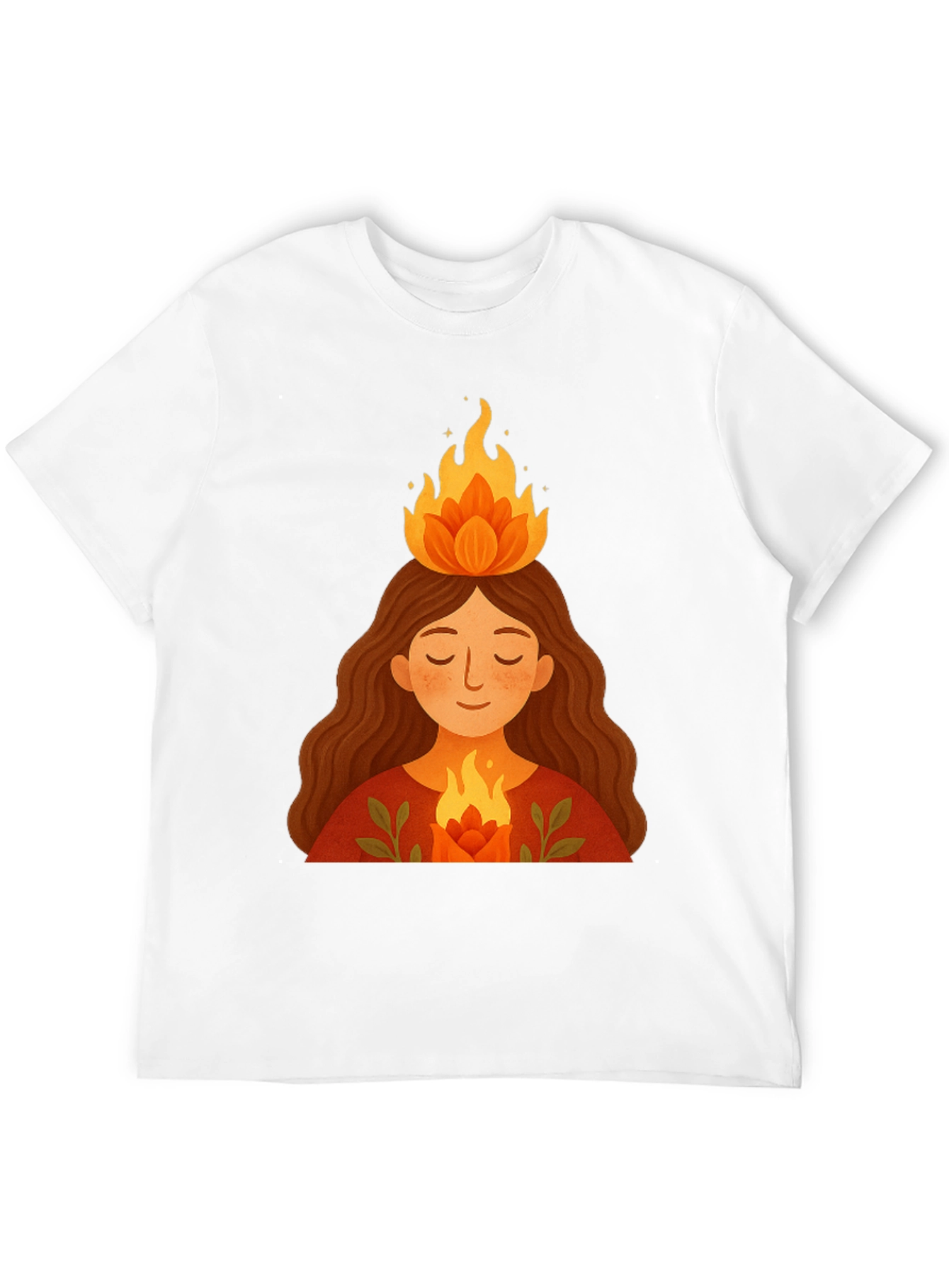 Flame Haired Woman Graphic Tee