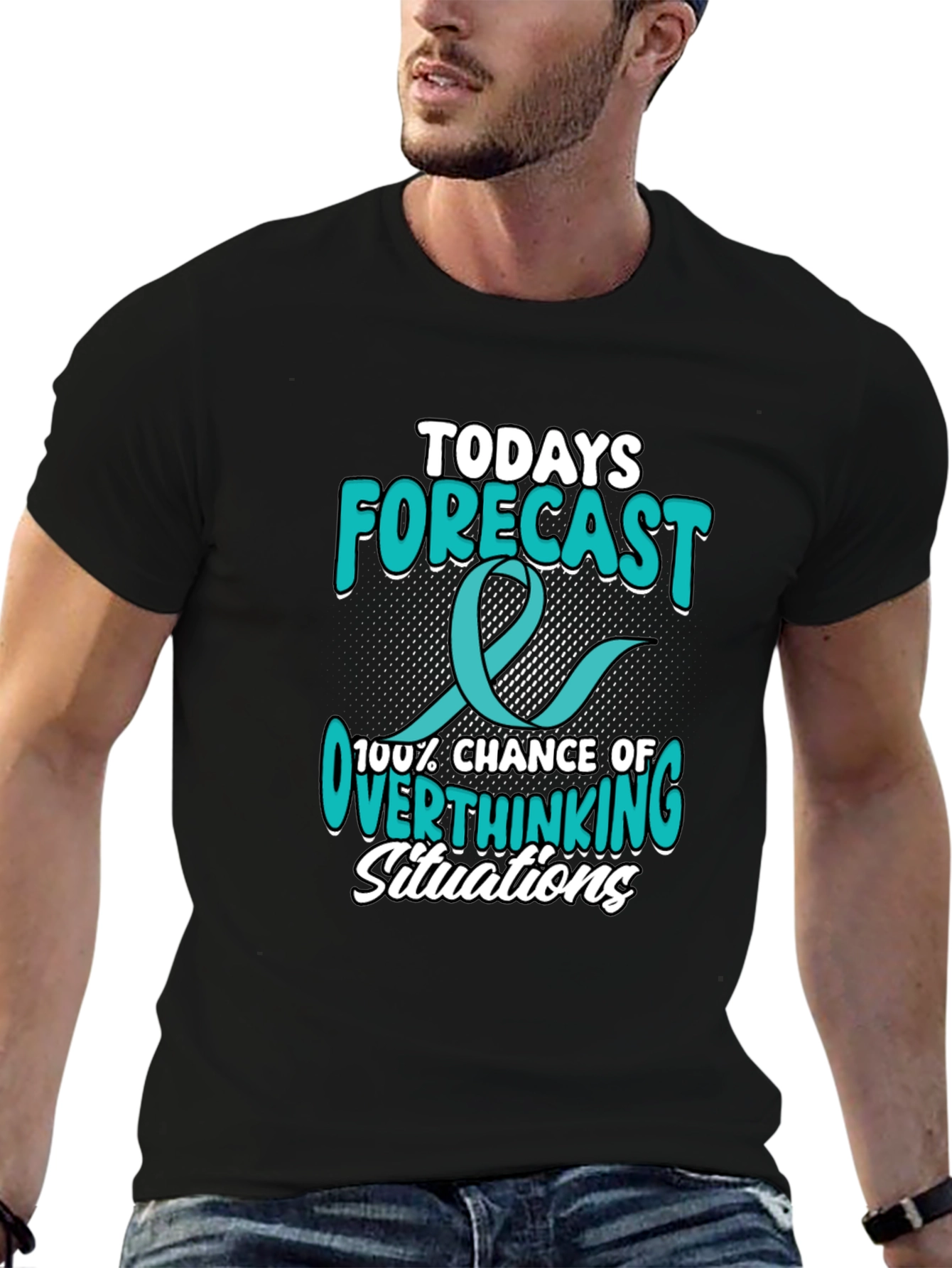 Overthinking Situation Forecast Graphic Tee