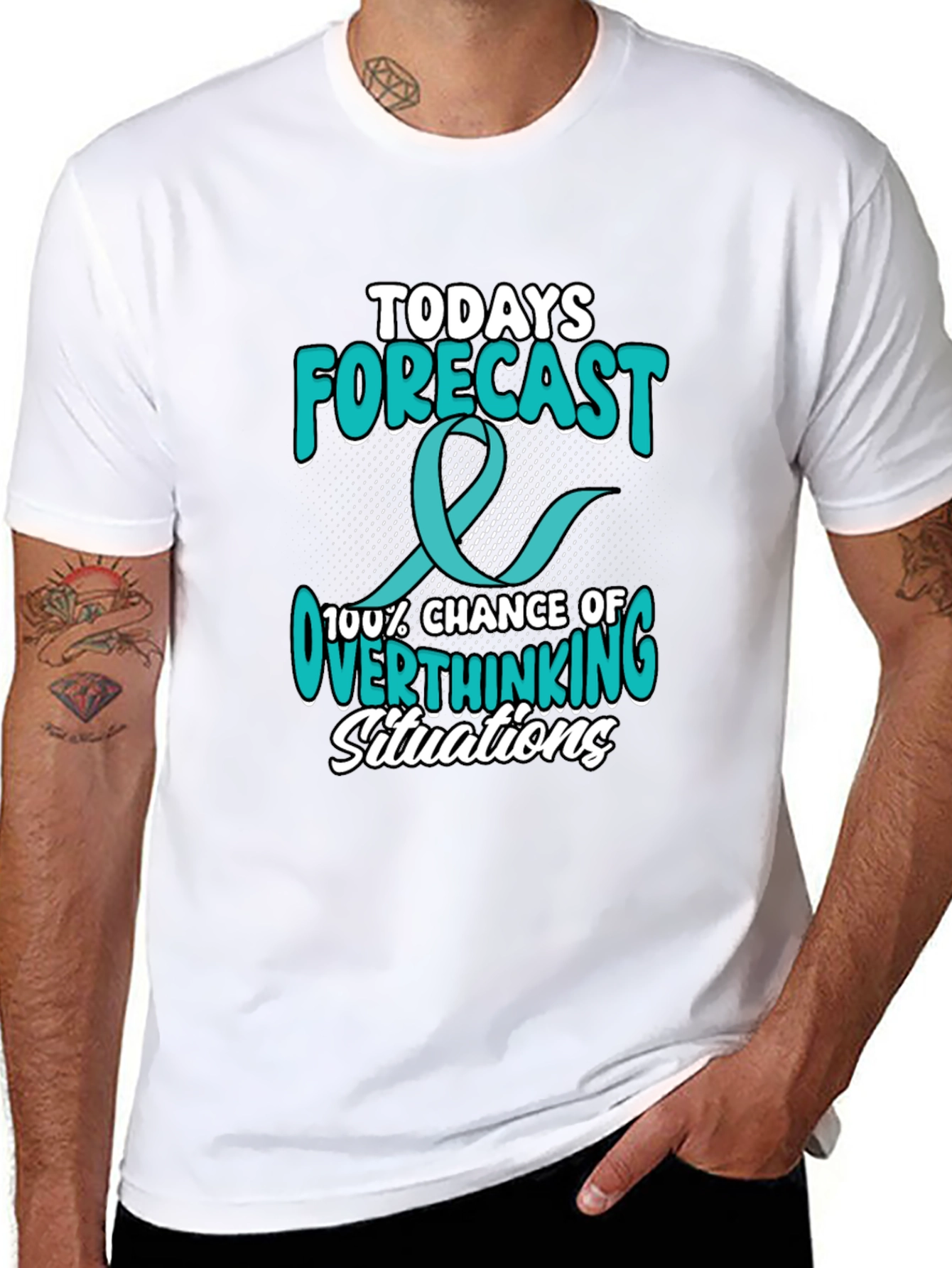 Overthinking Situation Forecast Graphic Tee