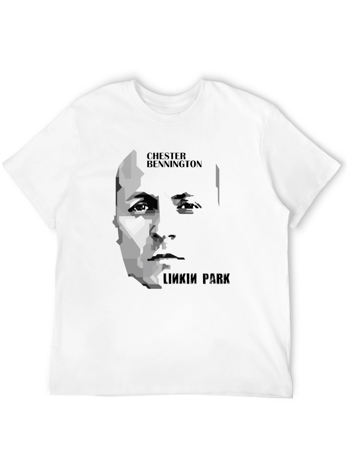 Chester Bennington Linkin Park Black Graphic T-Shirt