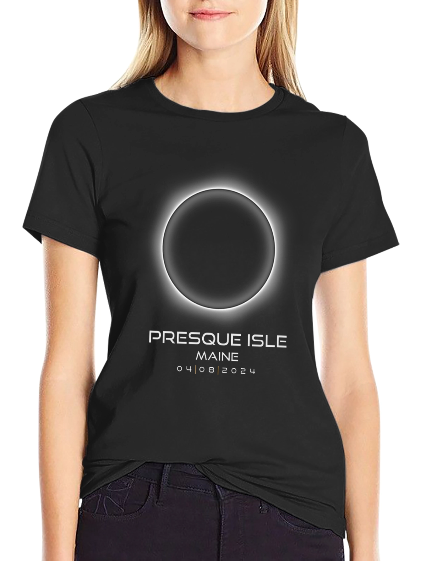 Total Solar Eclipse T-Shirt Presque Isle Maine 2024